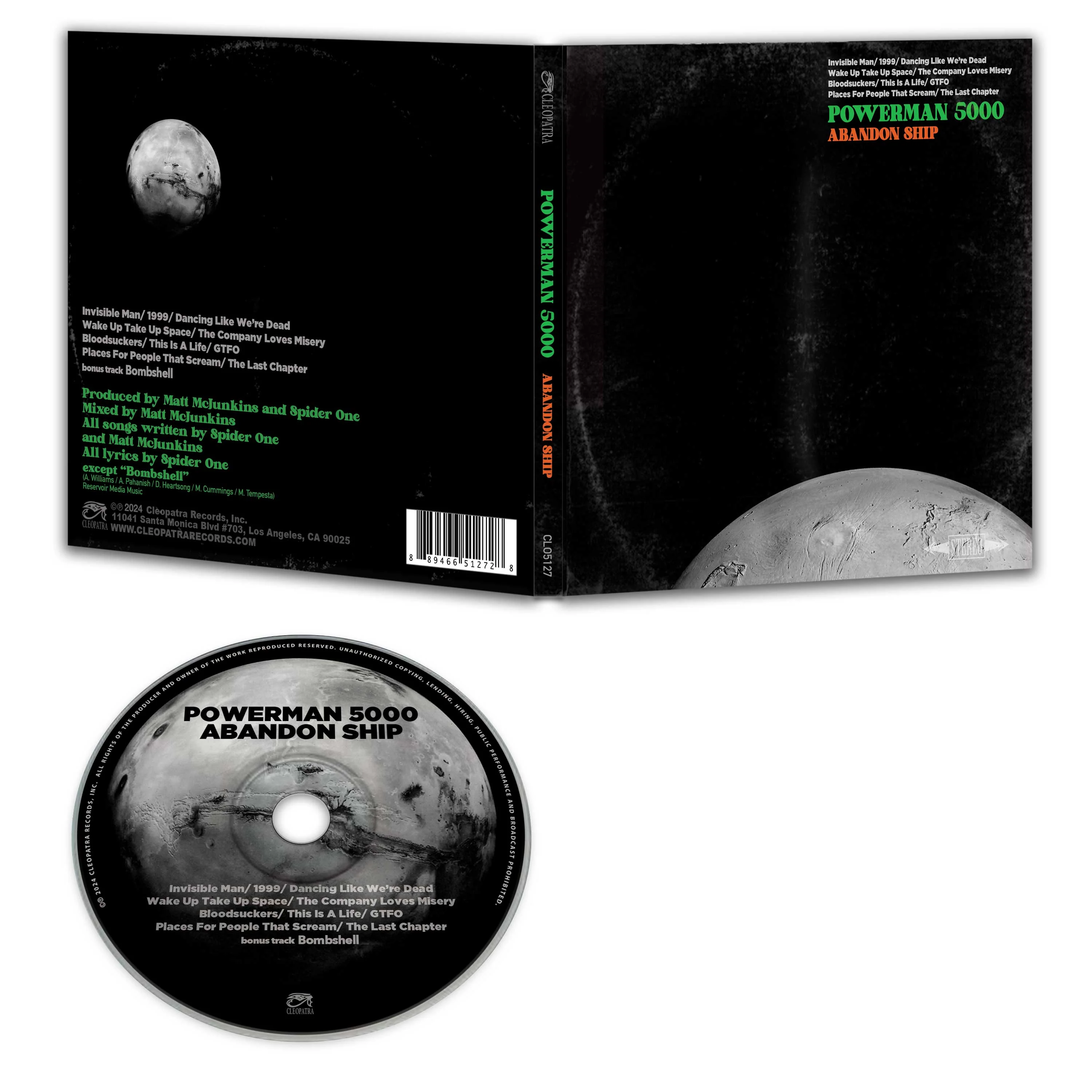 Powerman 5000 - Abandon Ship (CD) - Image 2