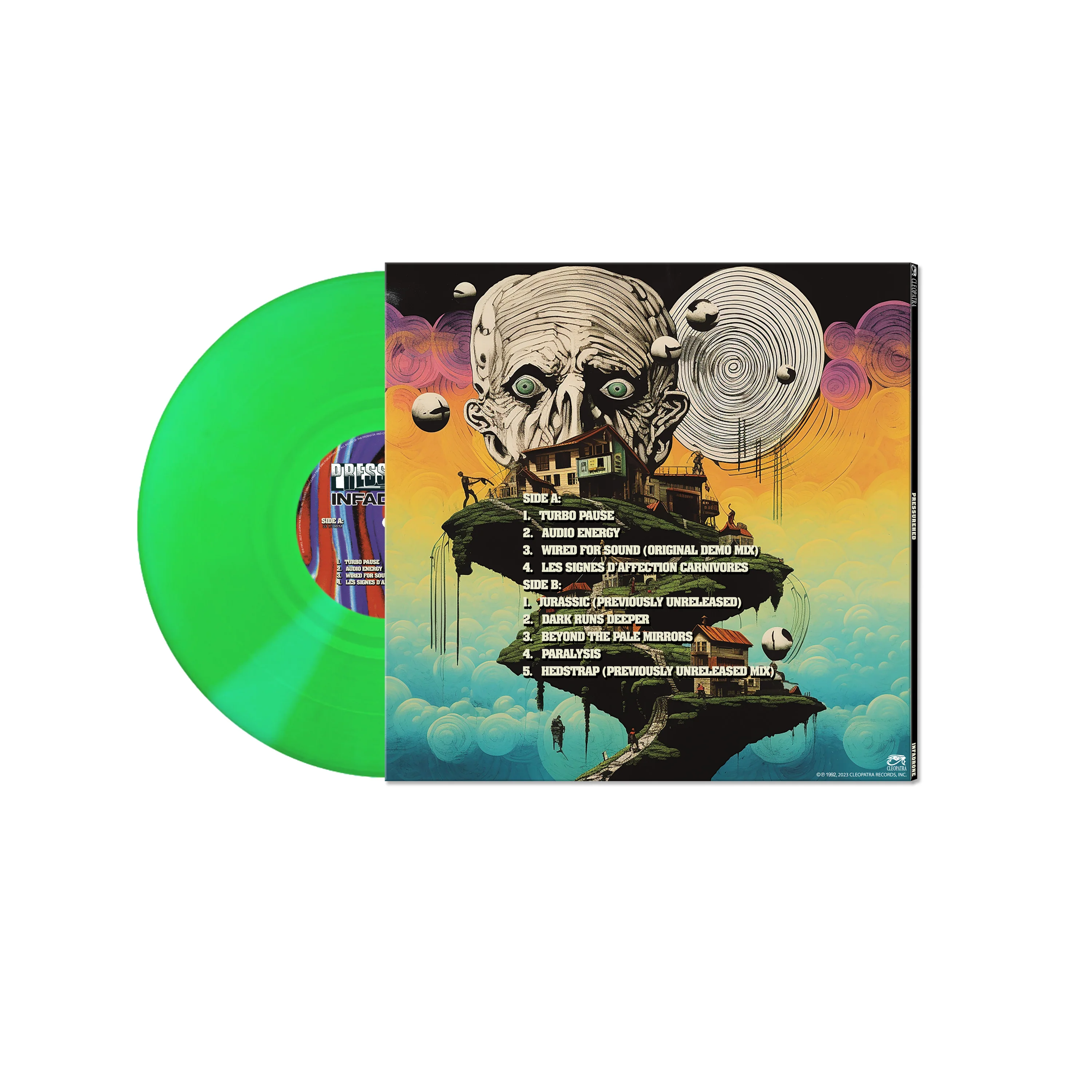Pressurehed - Infadrone (Green Vinyl) - Image 2