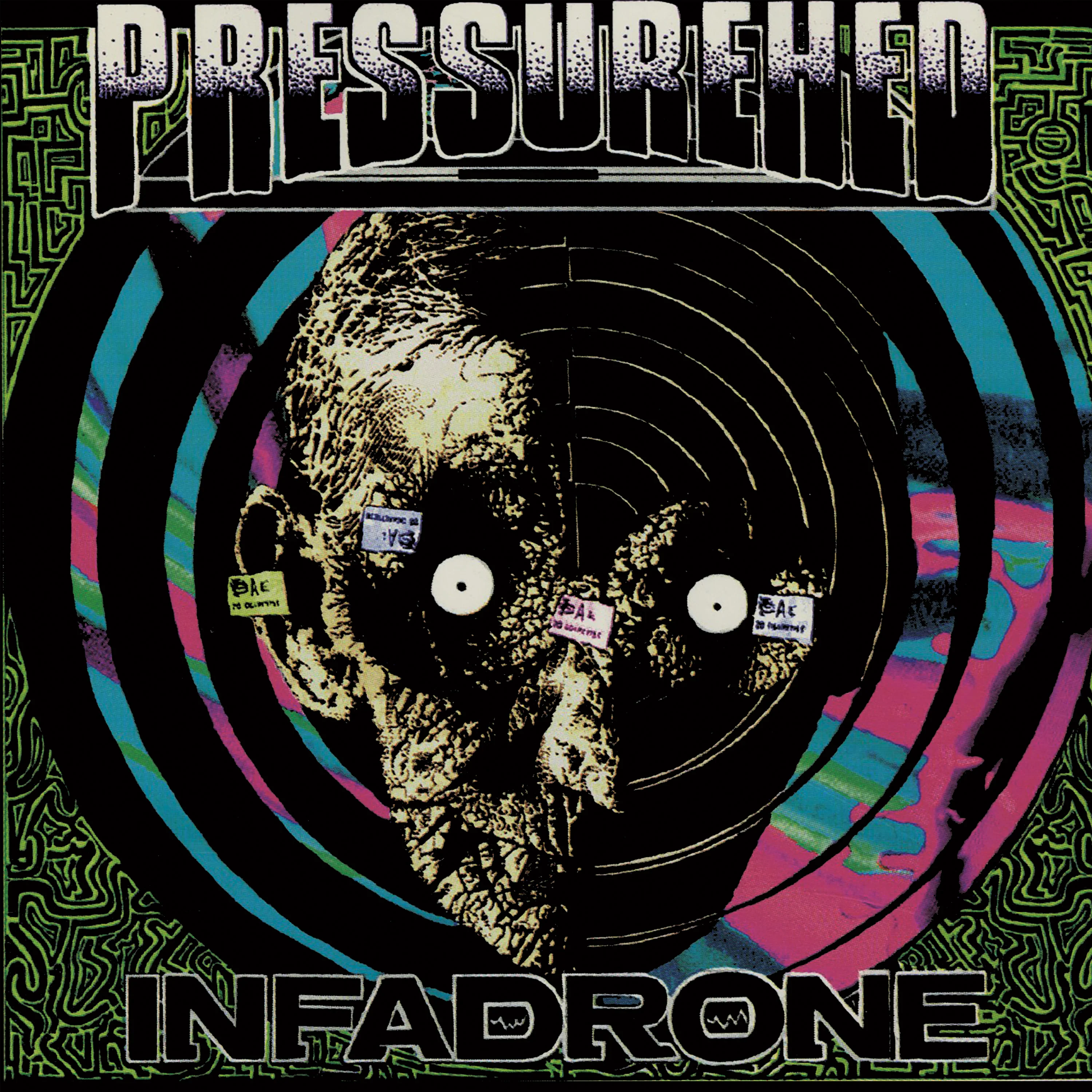 Pressurehed - Infadrone (Green Vinyl) - Image 3