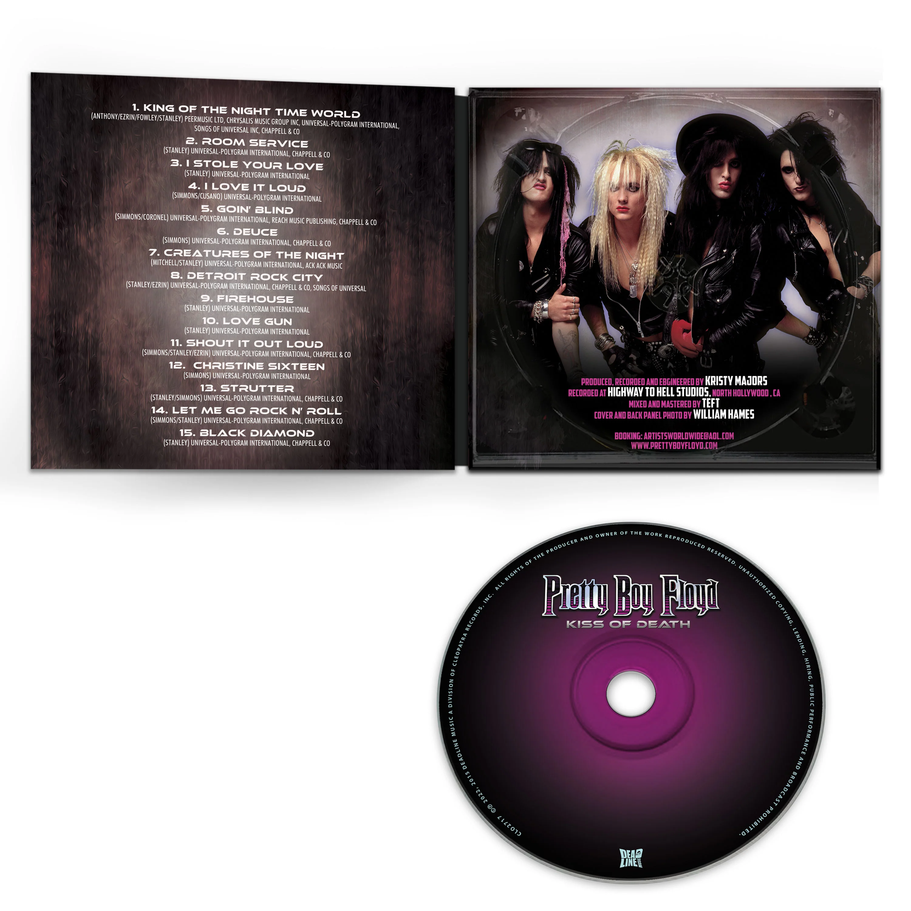 Pretty Boy Floyd - Kiss of Death (CD Digipak) - Image 3