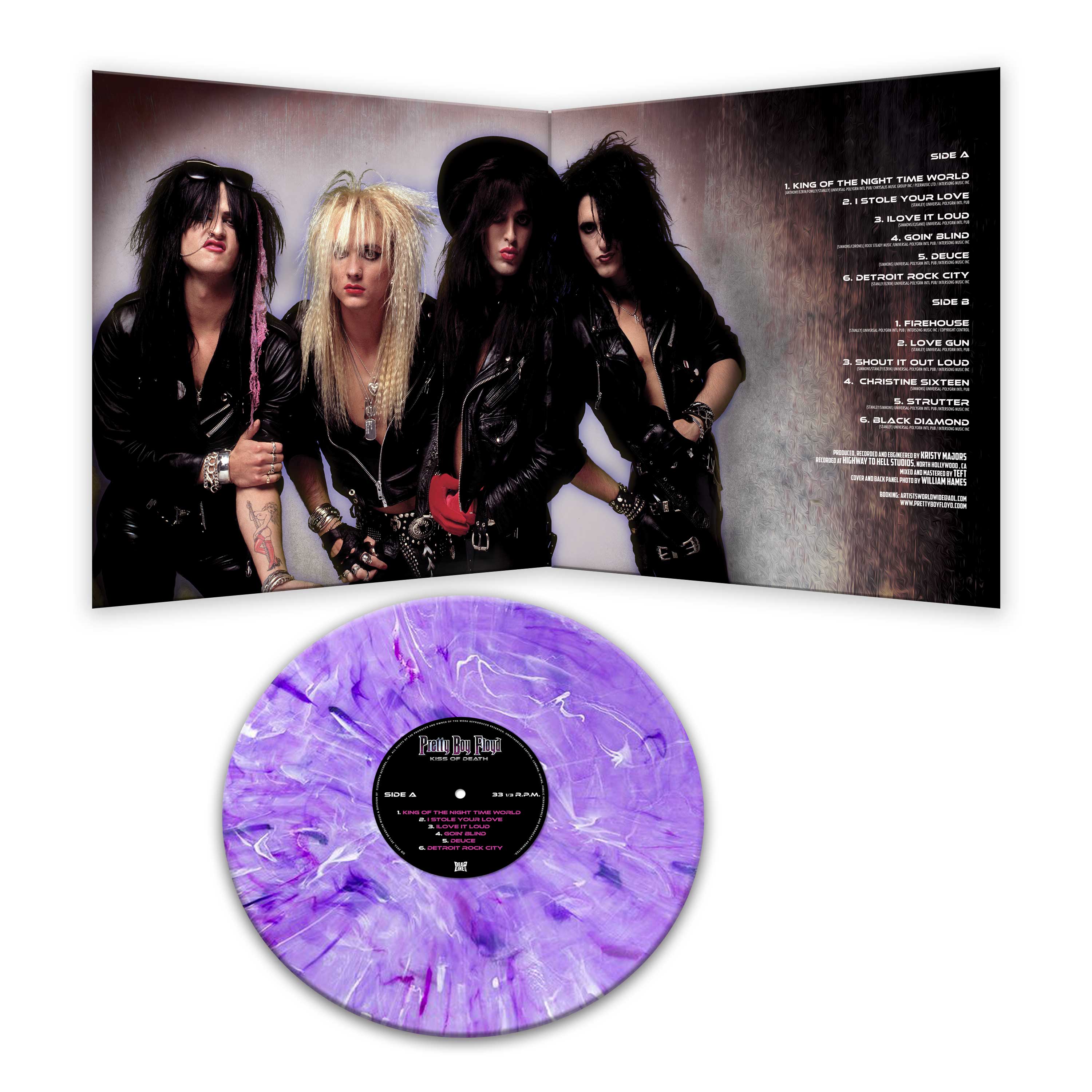 Pretty Boy Floyd - Kiss of Death (Purple Marble Vinyl) - Image 3