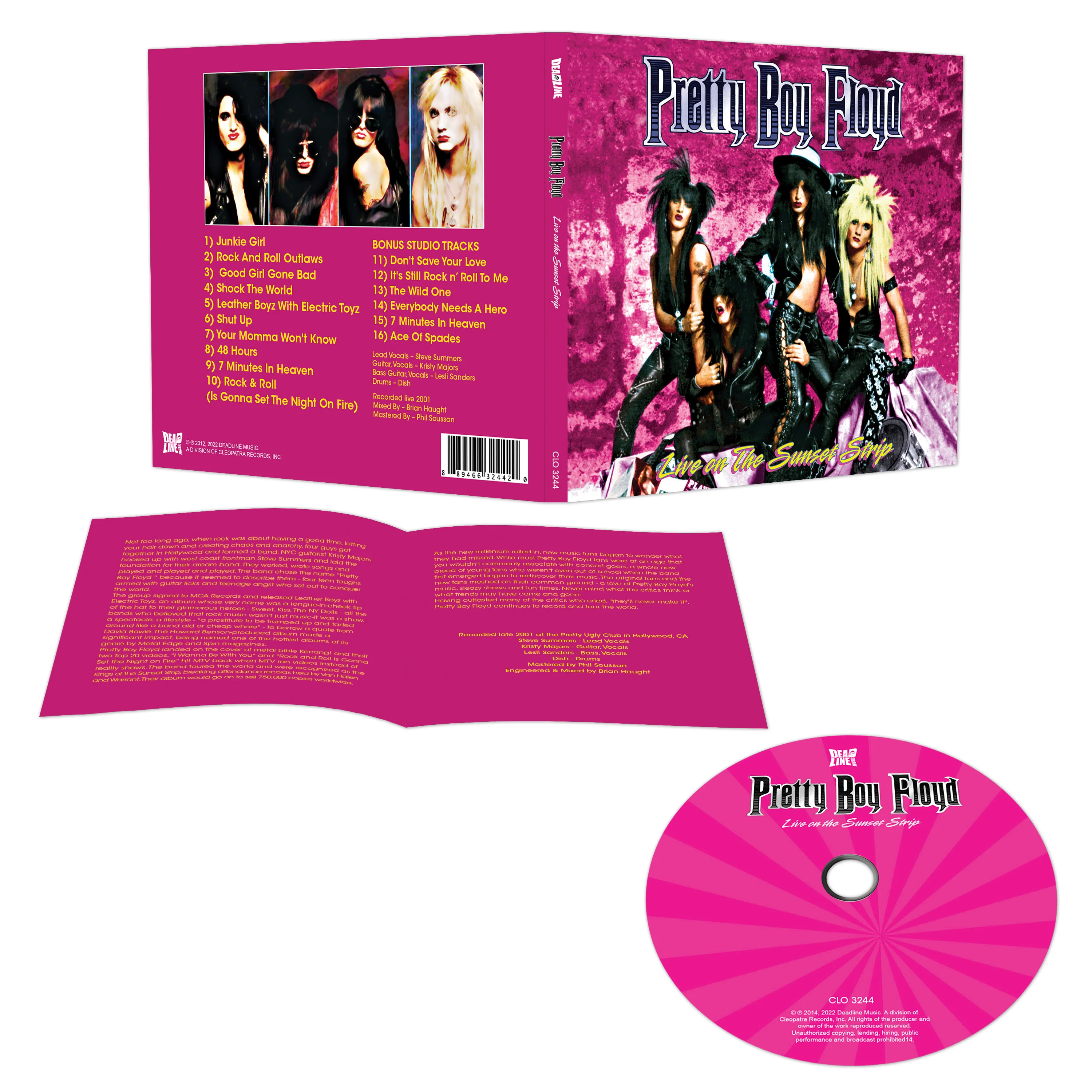 Pretty Boy Floyd - Live On The Sunset Strip (CD Digipak) - Image 2
