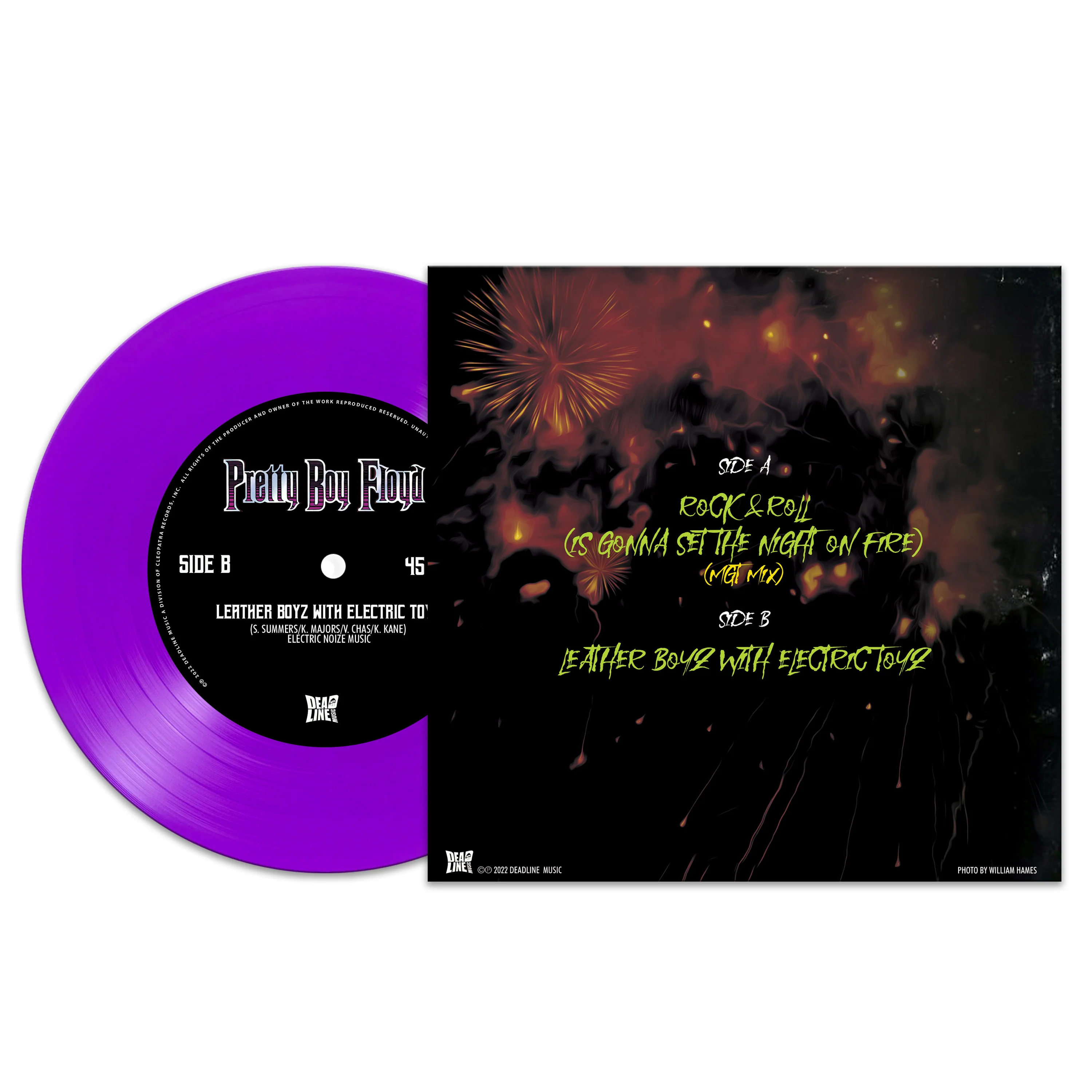Pretty Boy Floyd - Rock & Roll (Is Gonna Set The Night on Fire) (Limited Edition 7" Colored Vinyl) - Image 4