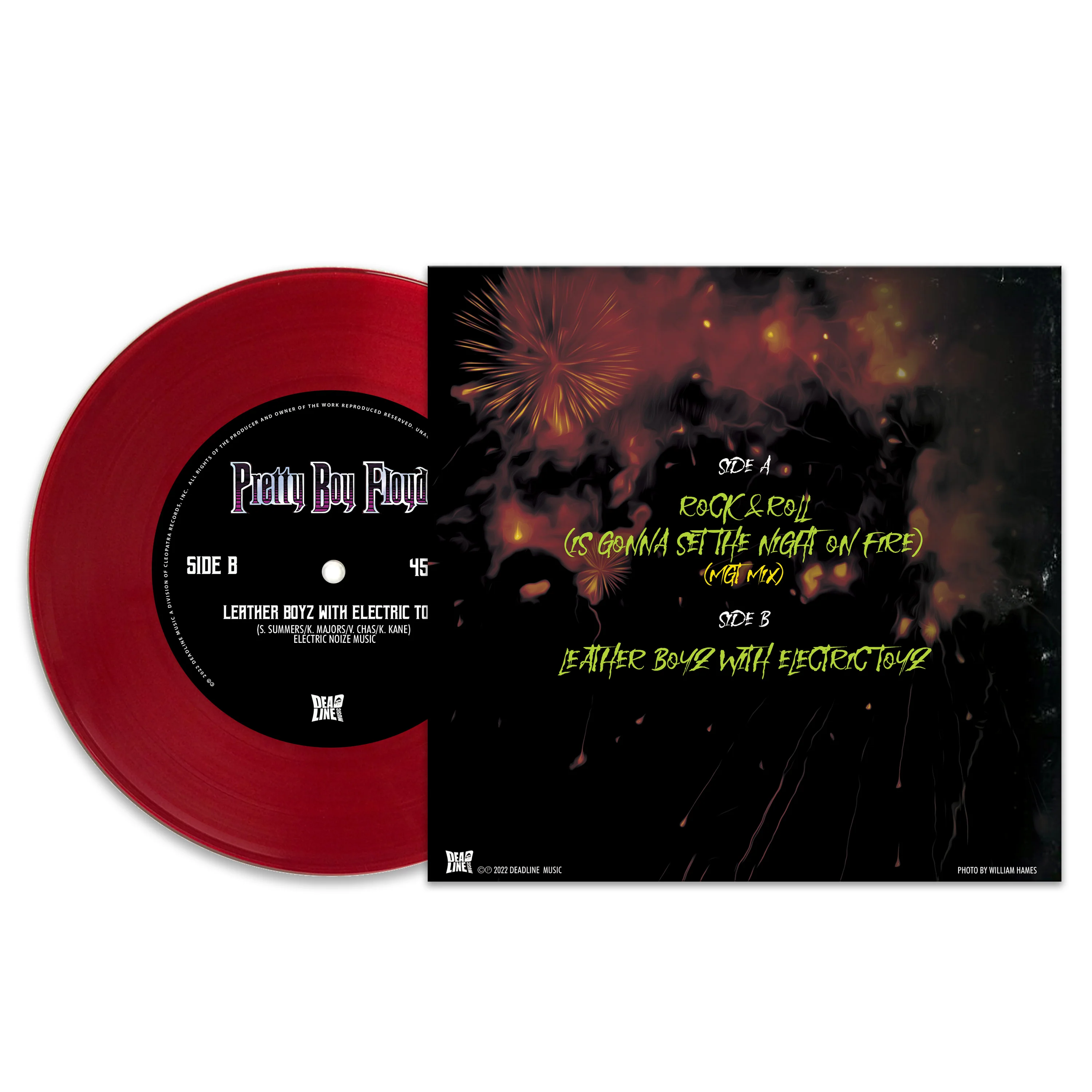 Pretty Boy Floyd - Rock & Roll (Is Gonna Set The Night on Fire) (Limited Edition 7" Colored Vinyl) - Image 5