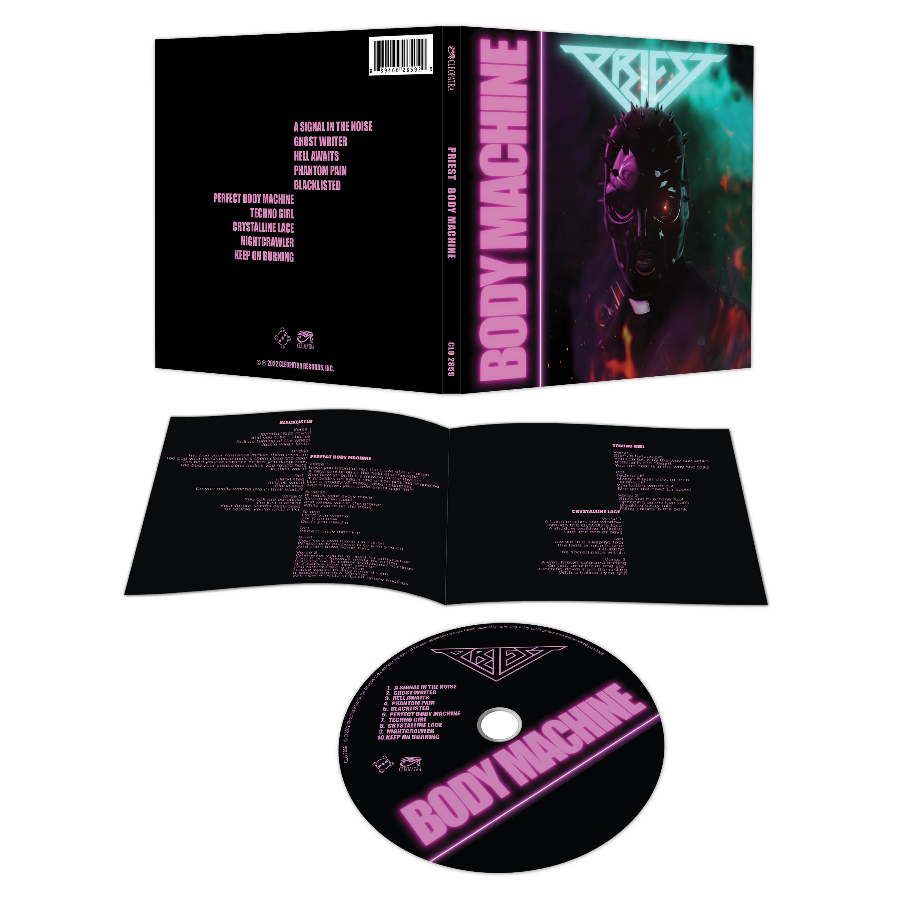 Priest - Body Machine (CD Digipack) - Image 2
