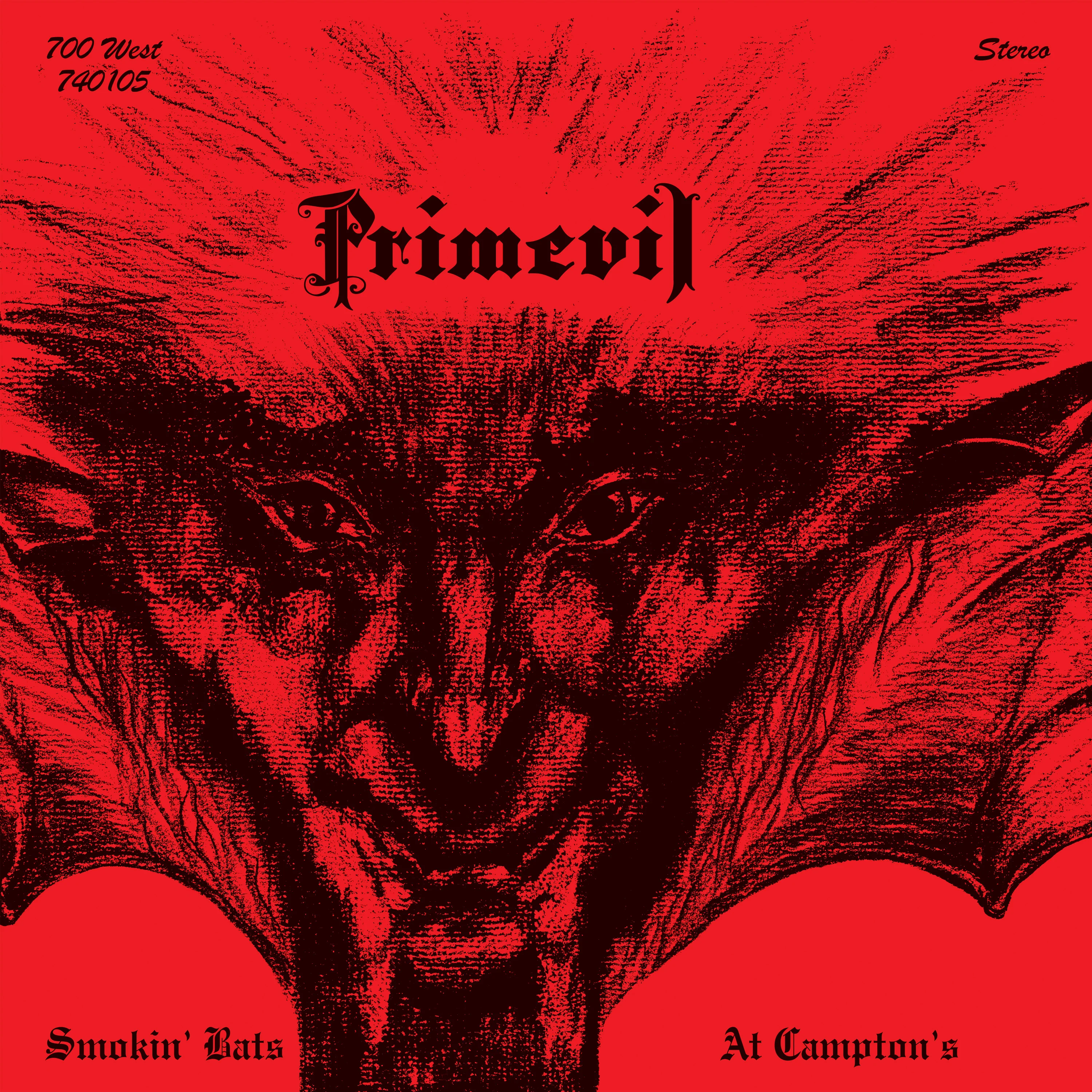 Primevil - Smokin' Bats At Campton's (Red Marble Vinyl) - Image 3