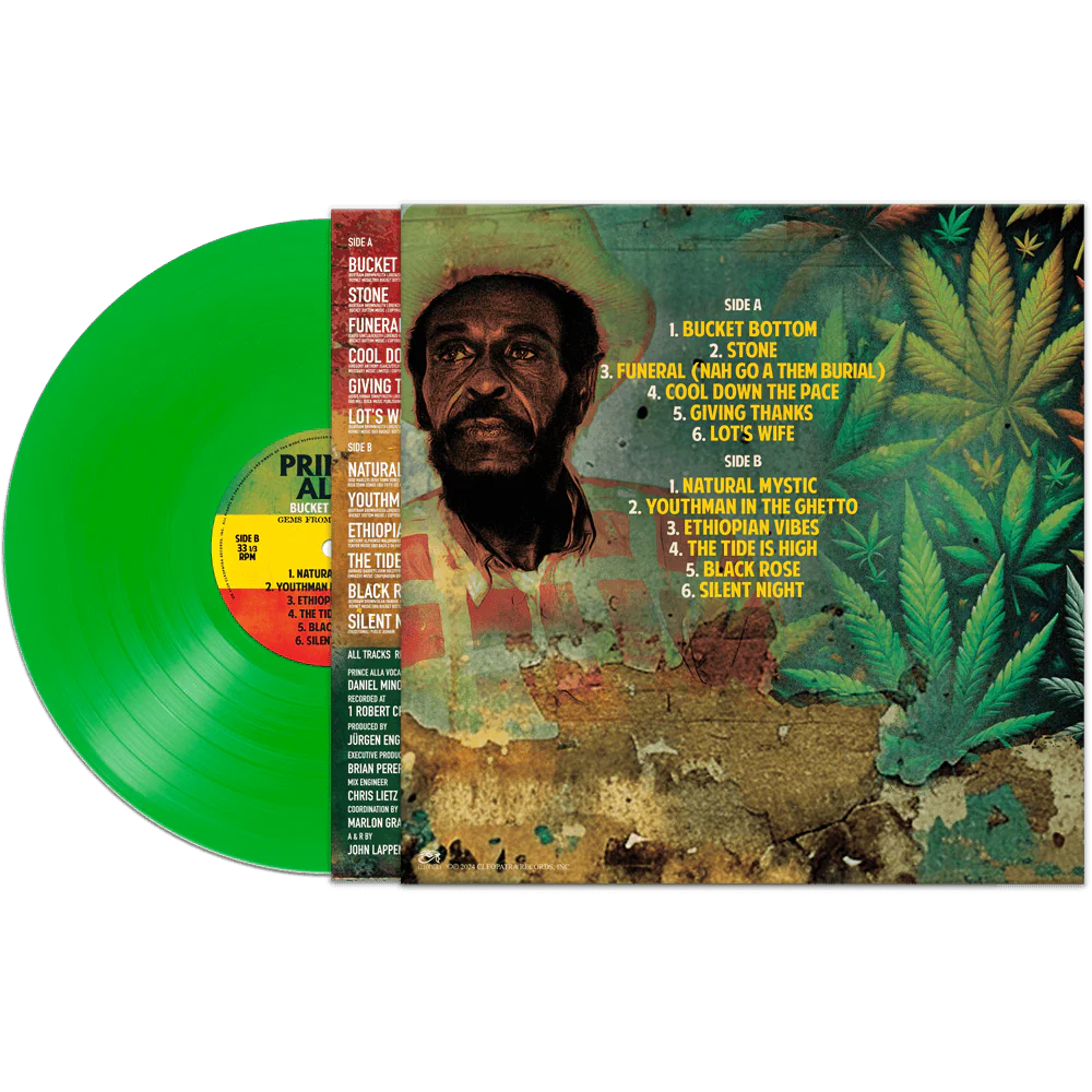 Prince Alla - Bucket Bottom - Gems From Jah Garden (Green Vinyl) - Image 2