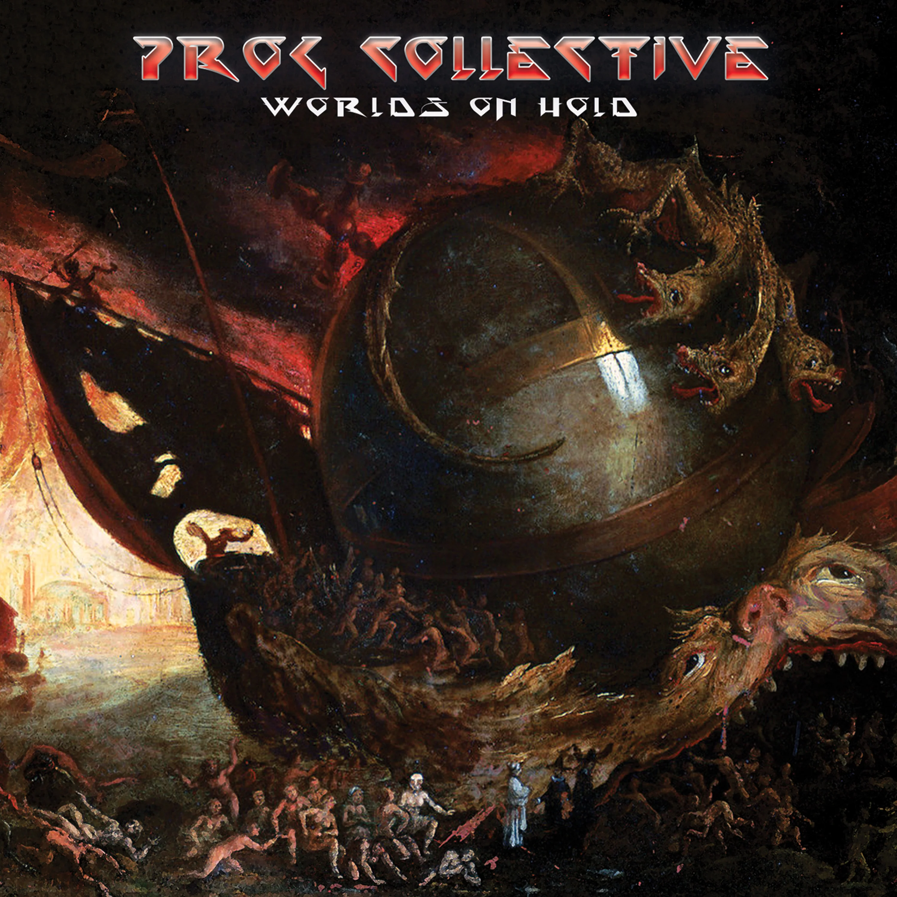 Prog Collective - Worlds On Hold (Green Double LP) - Image 2