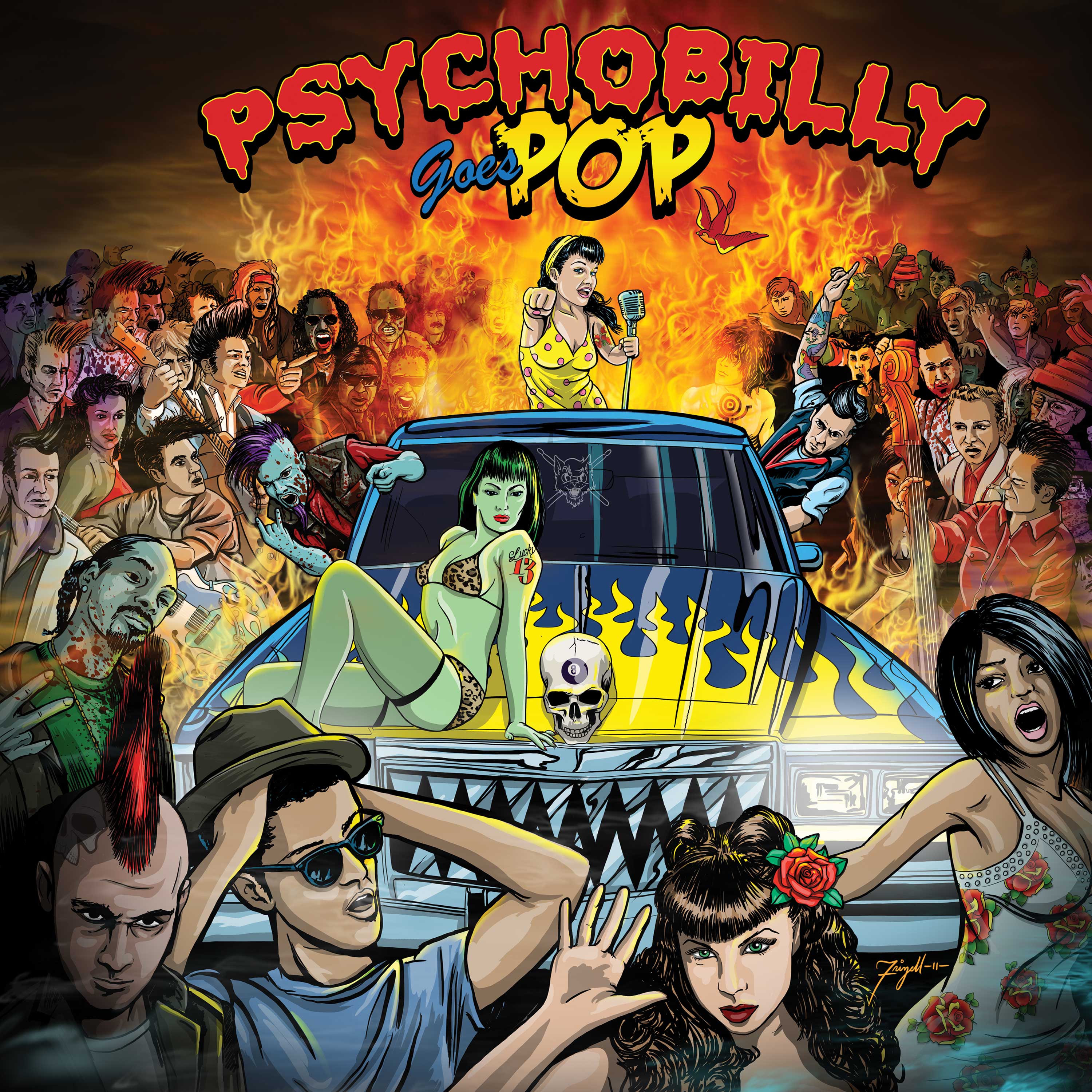 Psychobilly Goes Pop (Purple Mable Vinyl) - Image 3