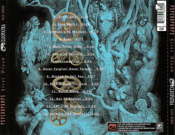 Psychopomps - First Blood (CD) Out of Print Industrial Music 1996 - Image 2