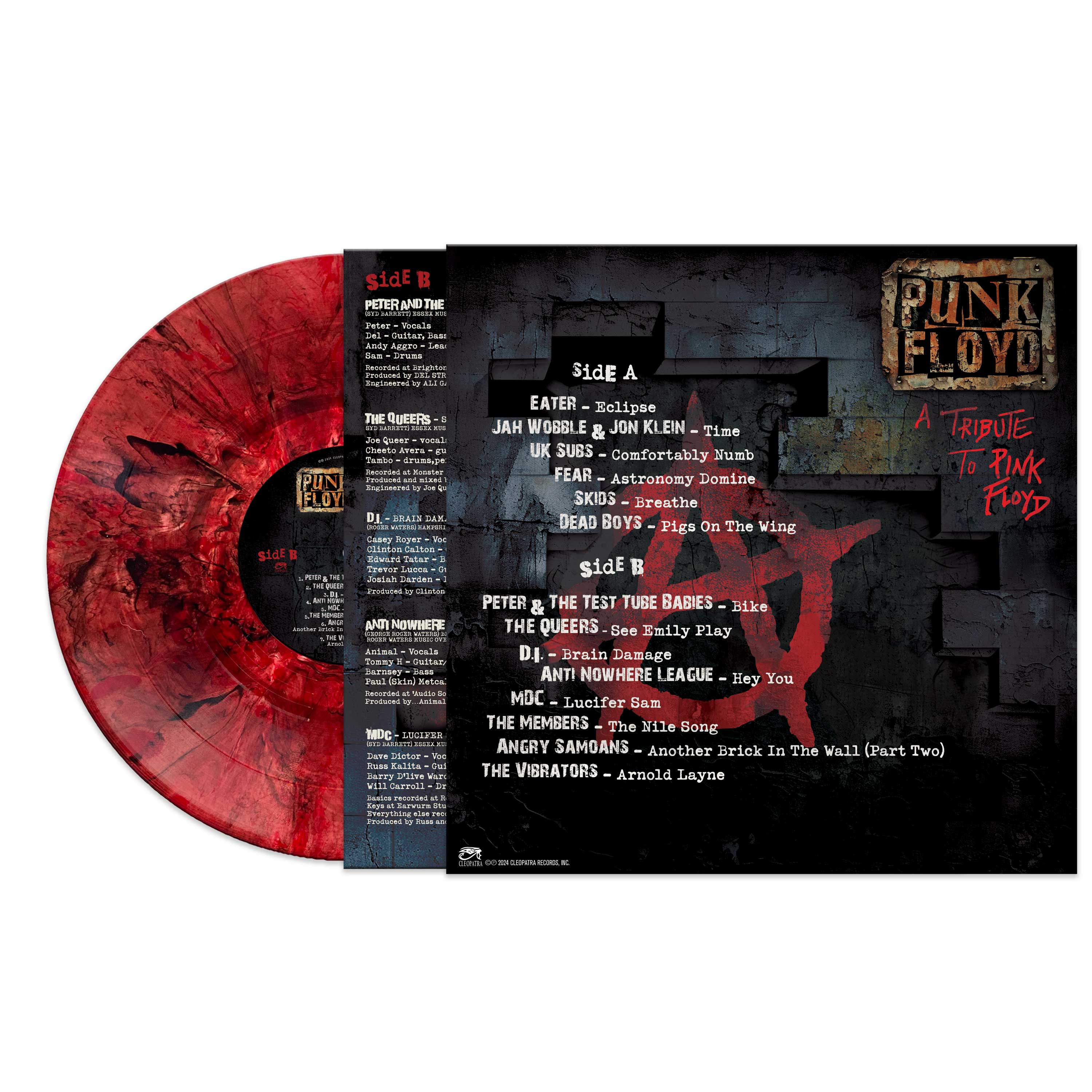 Punk Floyd - A Tribute To Pink Floyd (Red Marble Vinyl) - Image 2