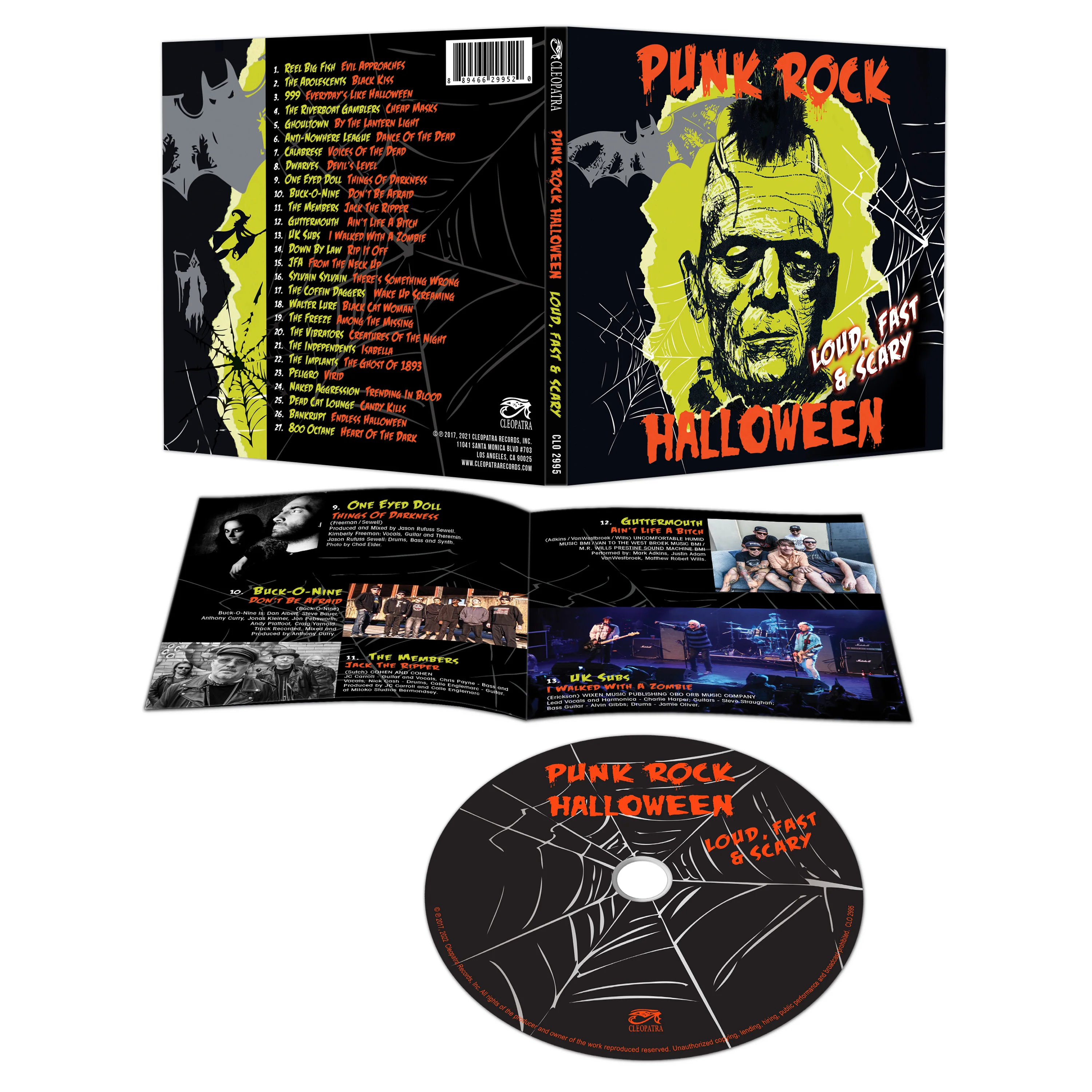 Punk Rock Halloween - Loud, Fast & Scary (CD) - Image 2