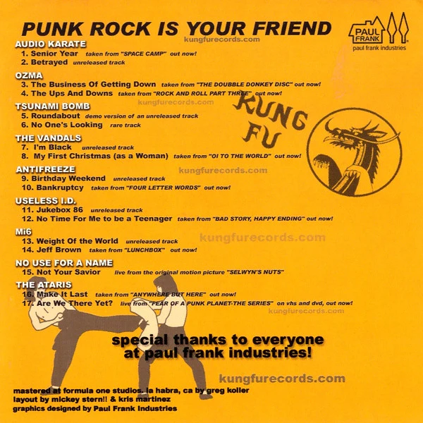 Punk Rock Is Your Friend - Sample (CD) - Image 3