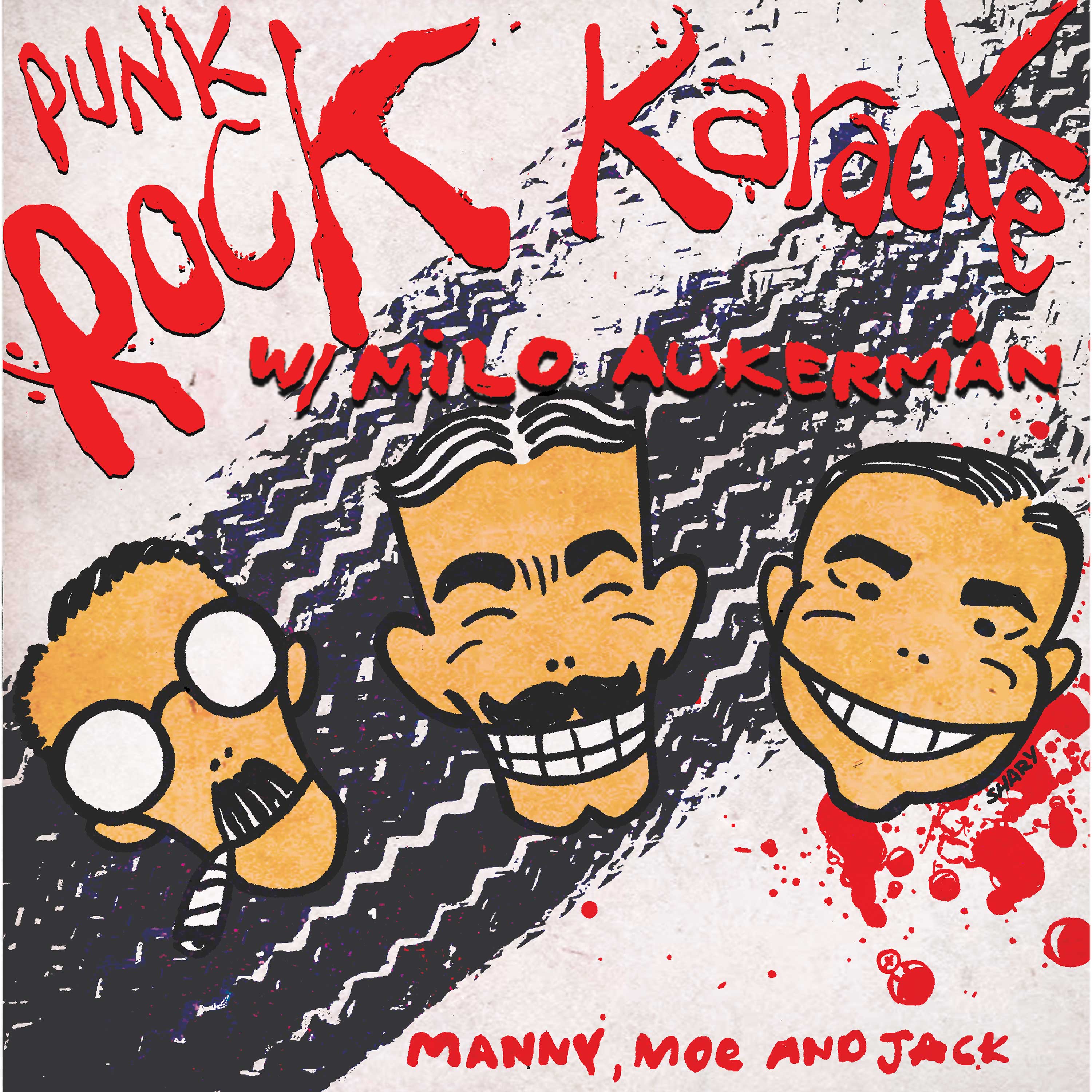 Punk Rock Karaoke with Milo Aukerman - Manny, Moe And Jack (Red 7" Vinyl) - Image 3