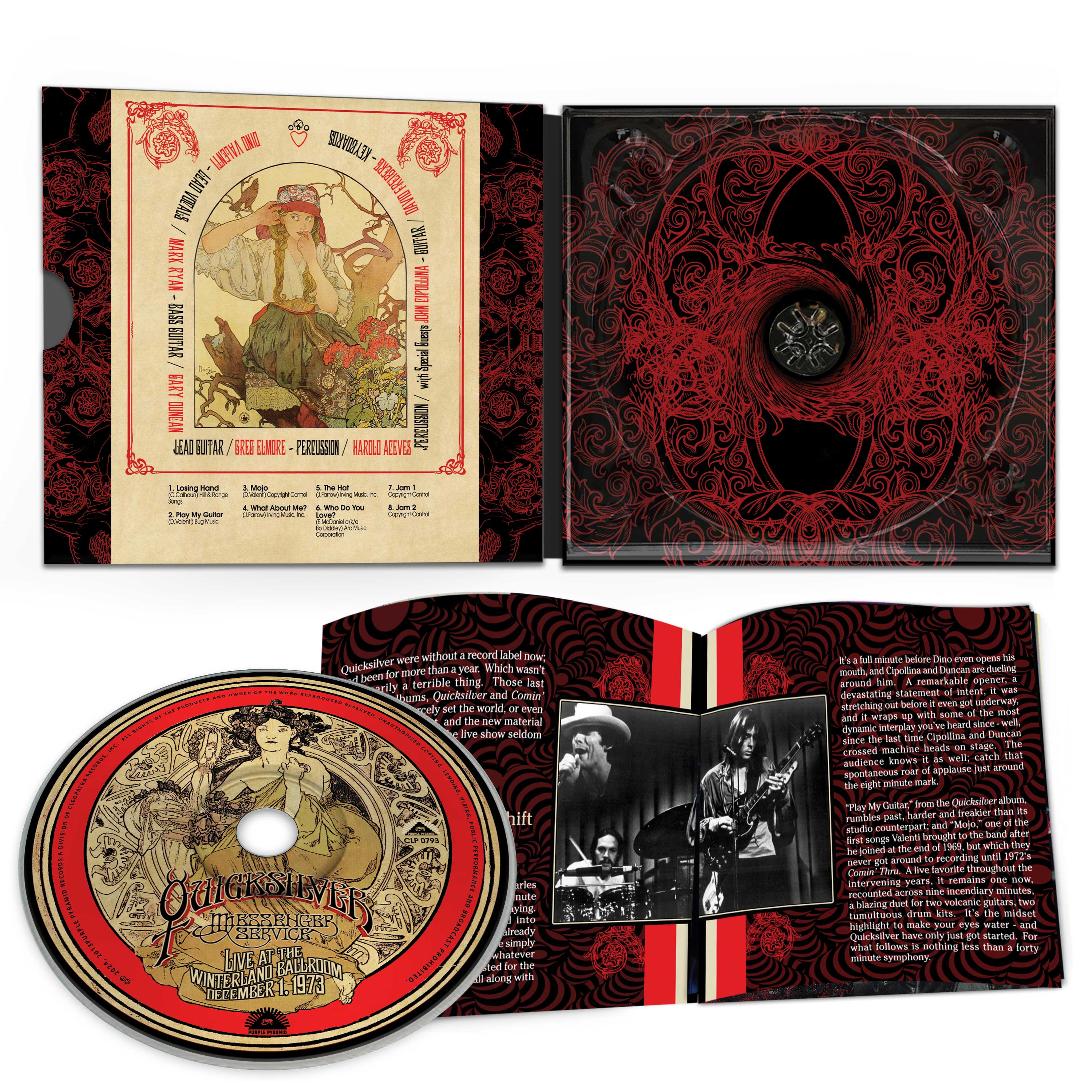 Quicksilver Messenger Service - Live At The Winterland Ballroom December 1, 1973 (CD Digipak) - Image 3