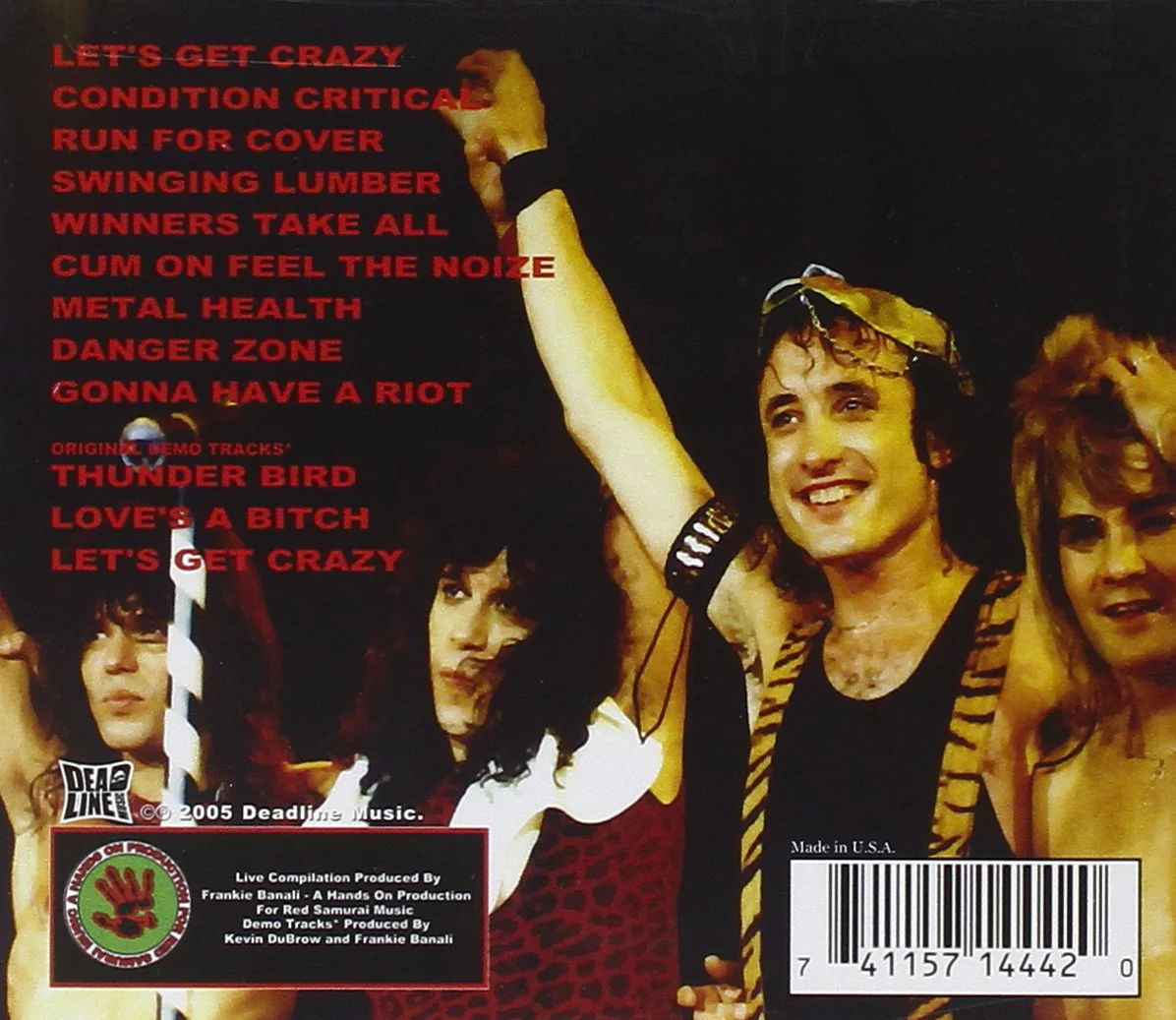 Quiet Riot - Live & Rare Volume 1 (CD) - Image 2