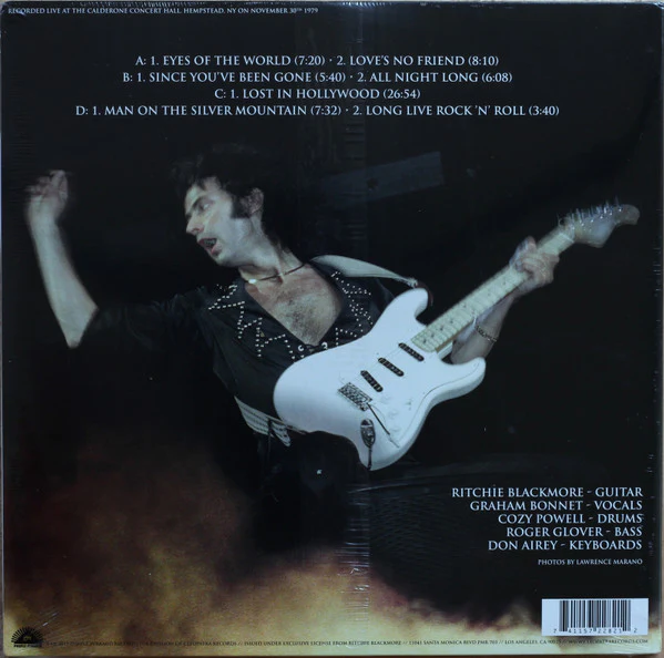 Rainbow - Long Island 1979 (Limited Edition Yellow Double LP) - Image 3