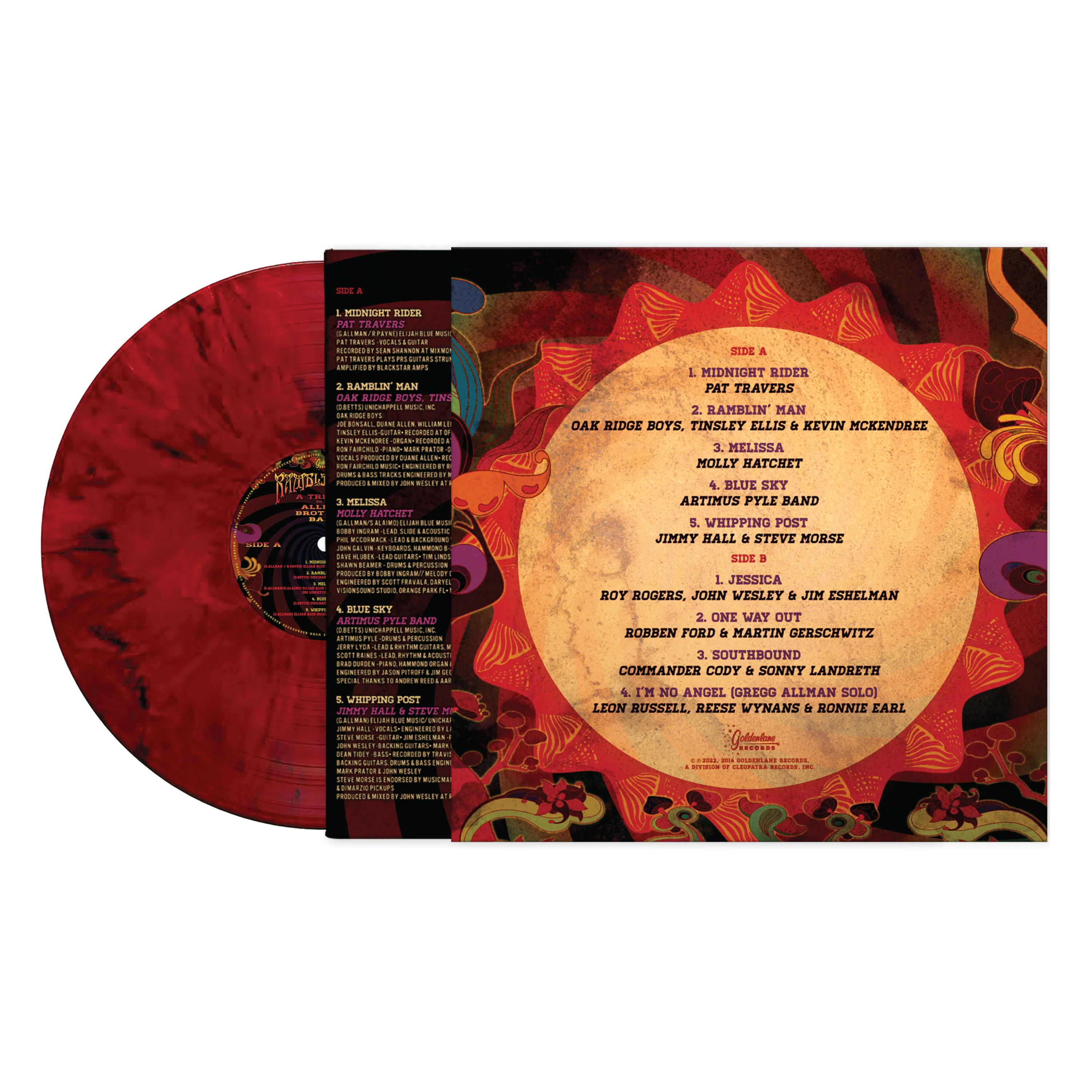 Ramblin' Man - A Tribute To The Allman Brothers Band (Red Marble Vinyl) - Image 2