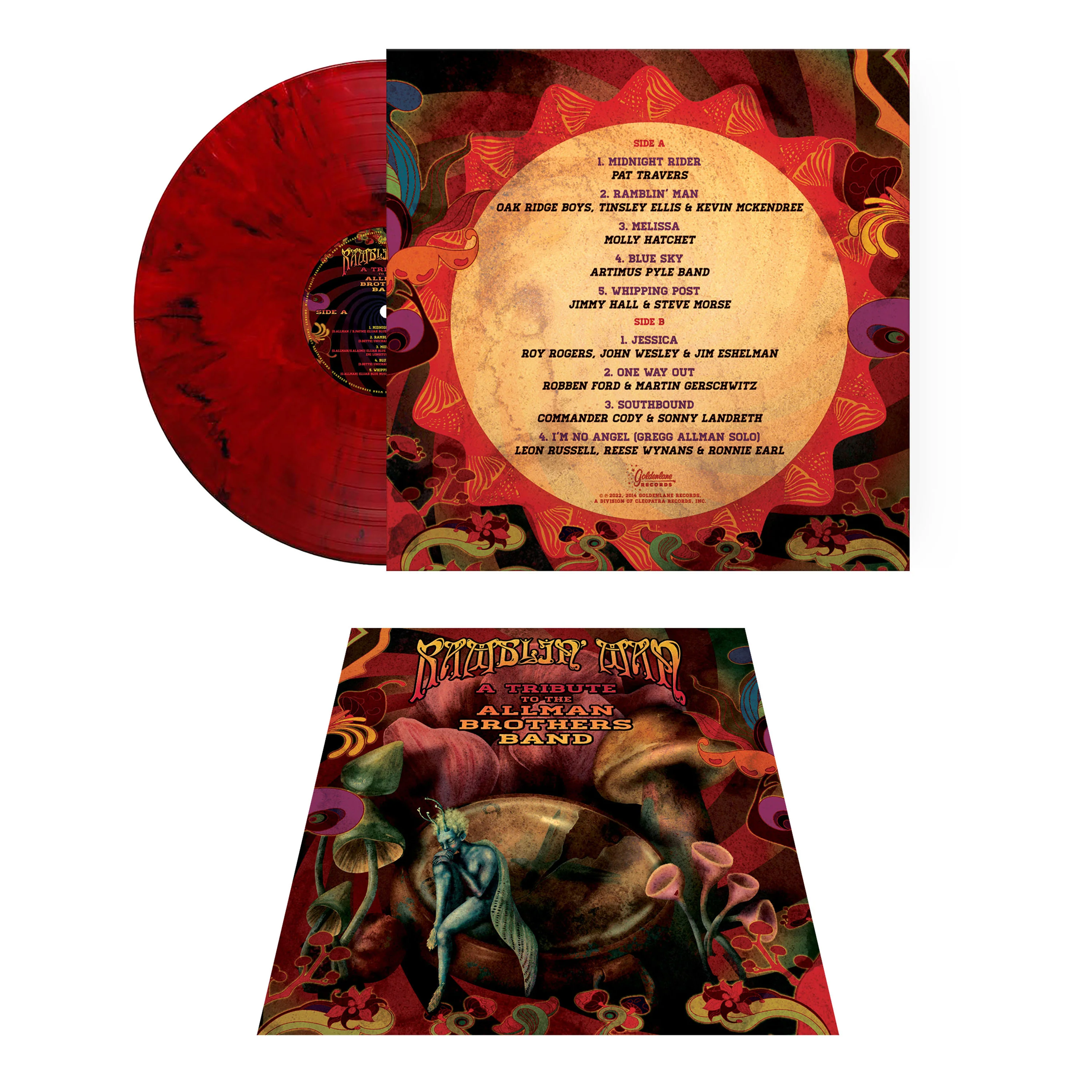 Ramblin' Man - A Tribute To The Allman Brothers Band (Red Marble Vinyl) - Image 4