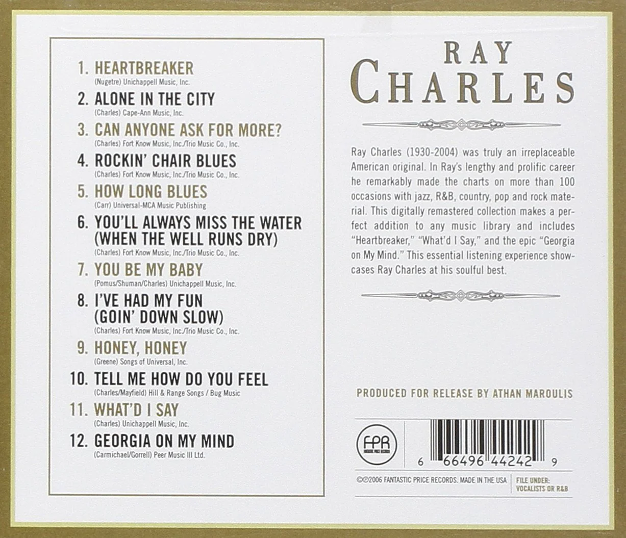 Ray Charles - The Essentials (CD) - Image 2
