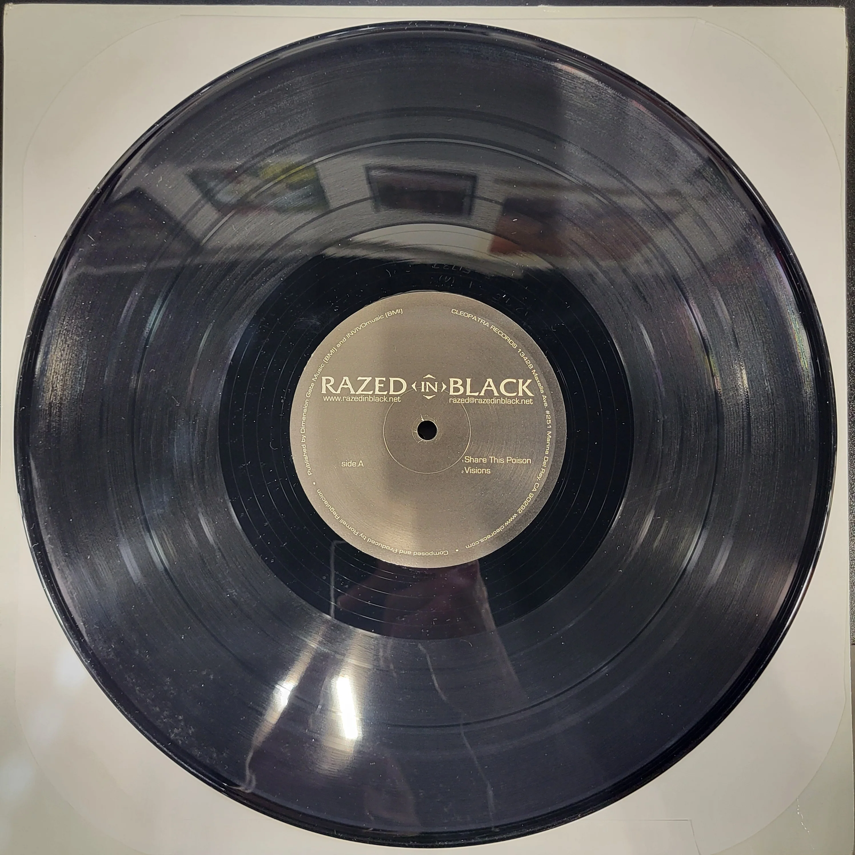 Razed In Black - Share This Poison (12" Vinyl) - Image 2