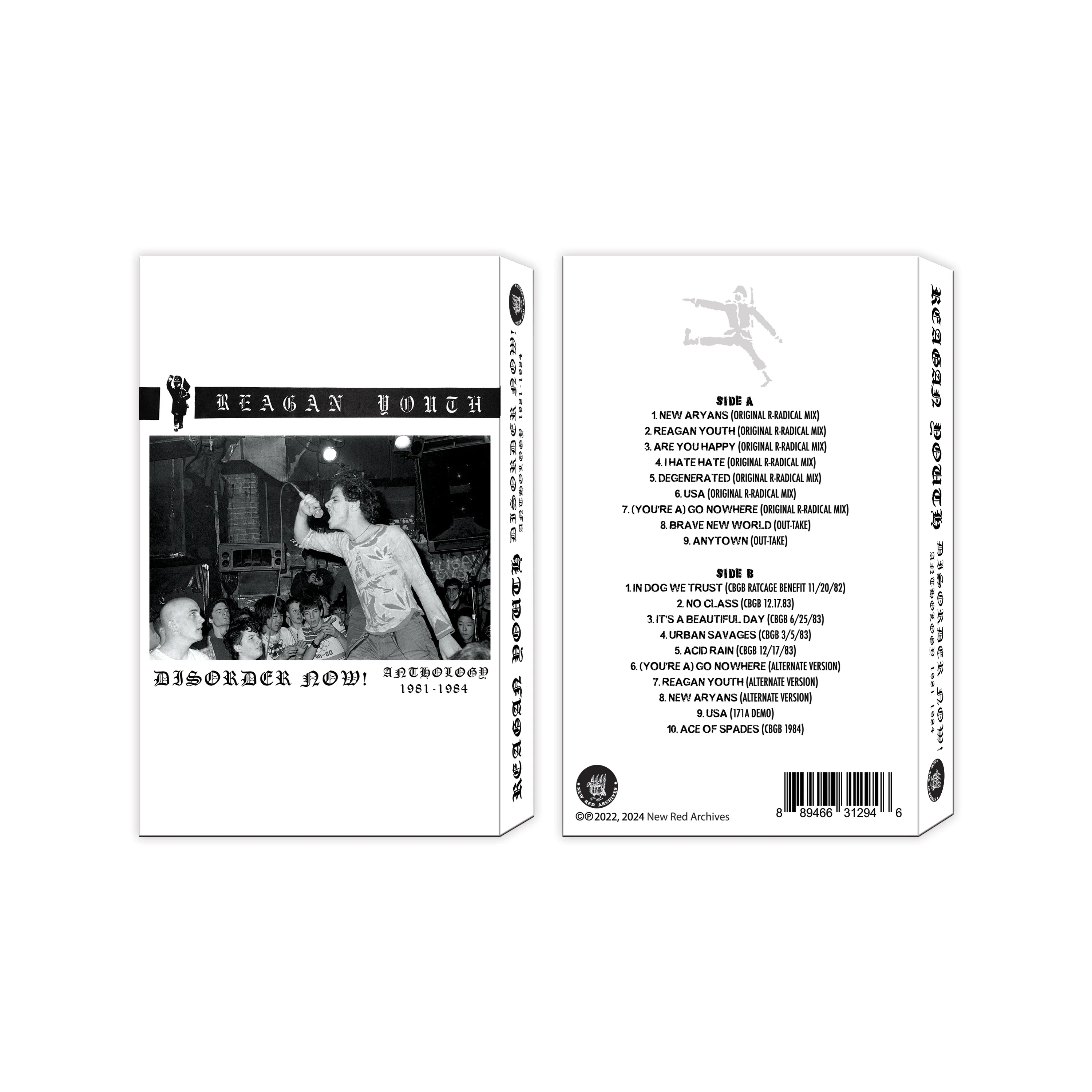 Reagan Youth - Disorder Now! Anthology 1981-1984 (Cassette) - Image 2