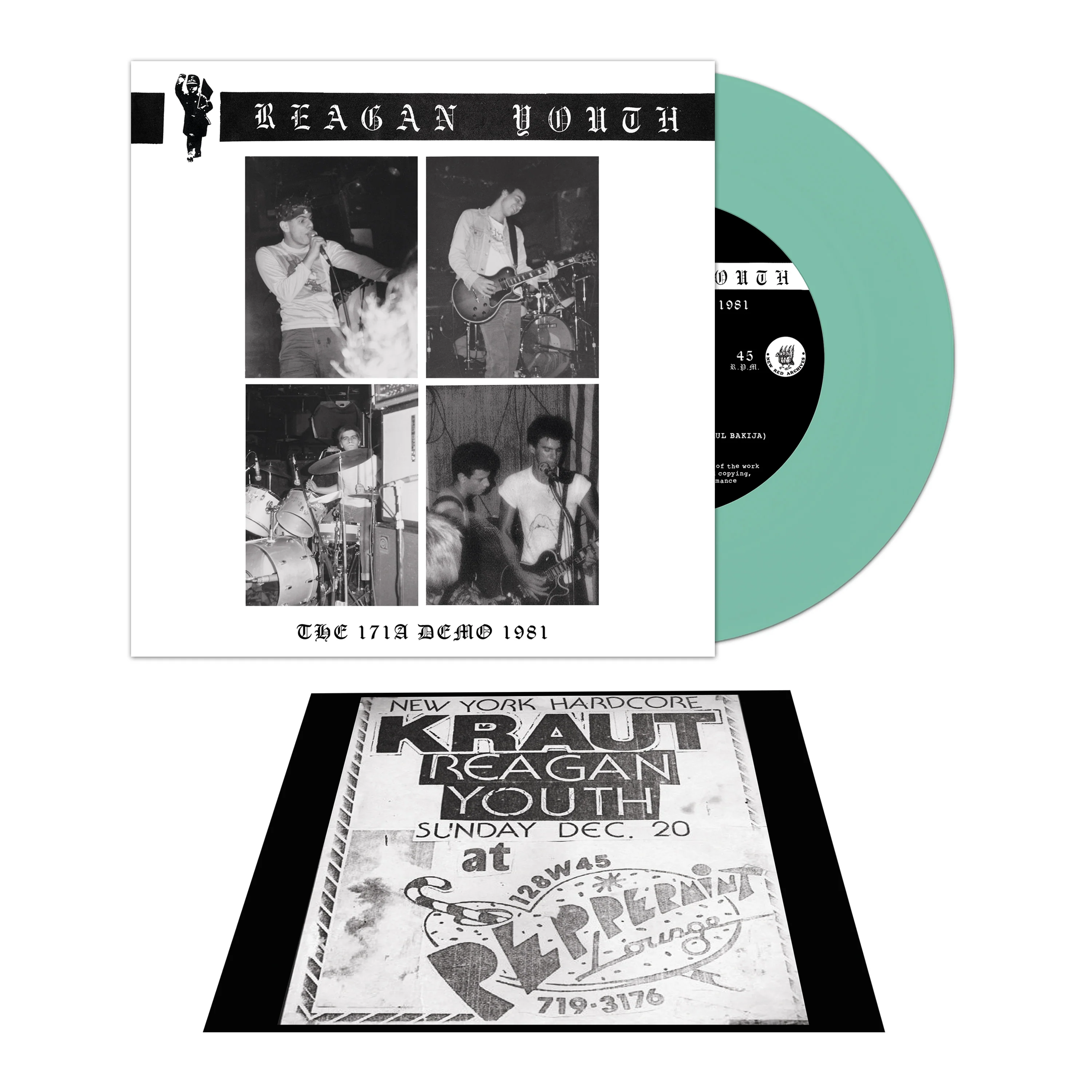 Reagan Youth - The 171A Demo 1981 (7" Colored Vinyl) - Image 3