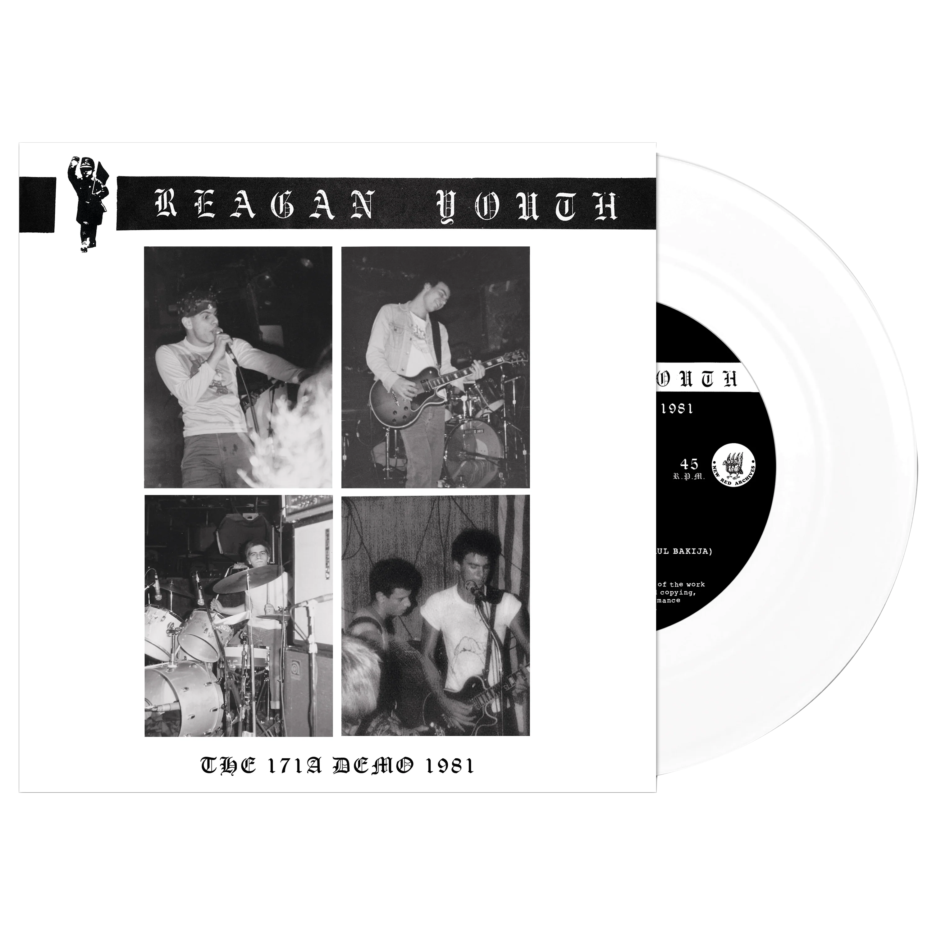 Reagan Youth - The 171A Demo 1981 (7" Colored Vinyl) - Image 4
