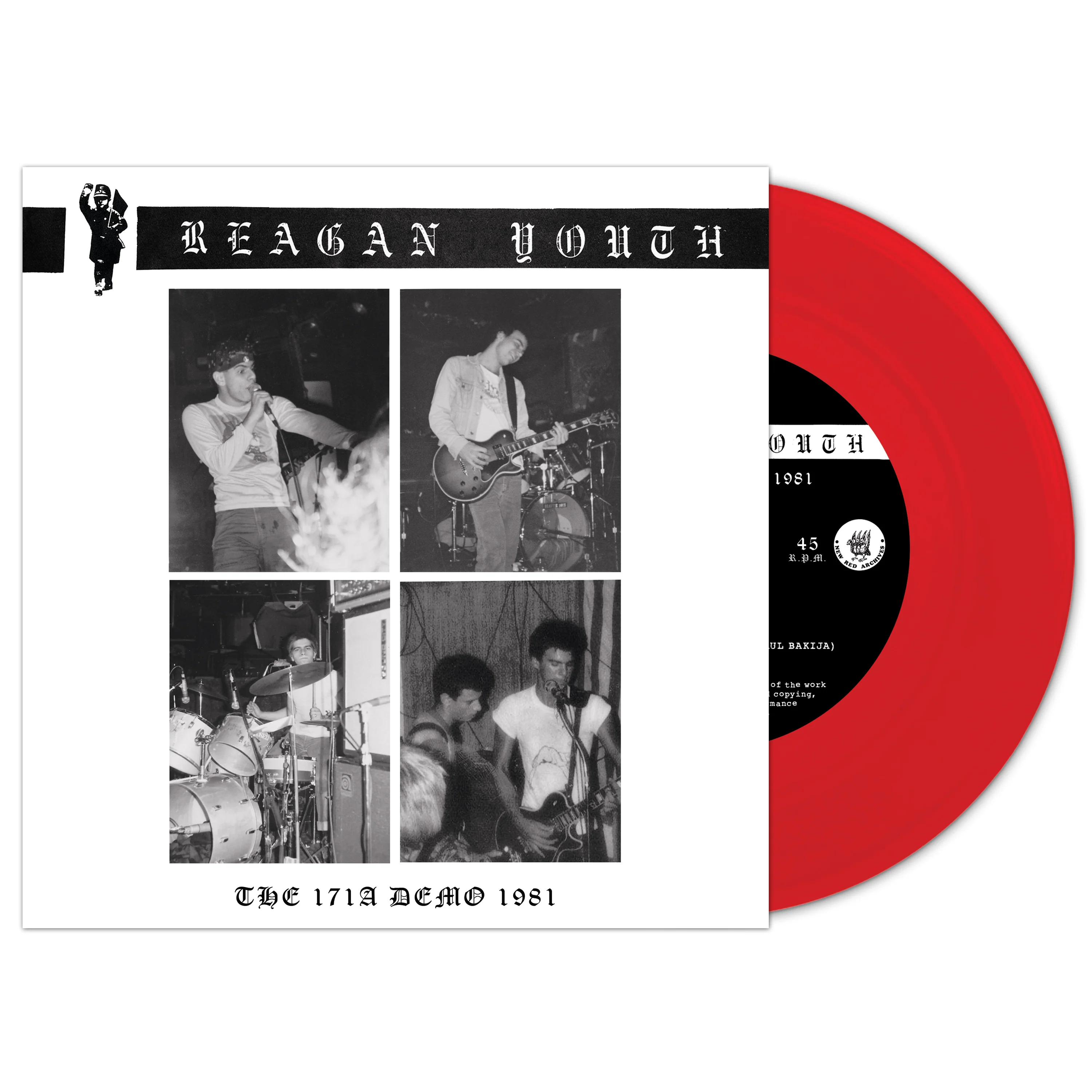 Reagan Youth - The 171A Demo 1981 (7" Colored Vinyl) - Image 5