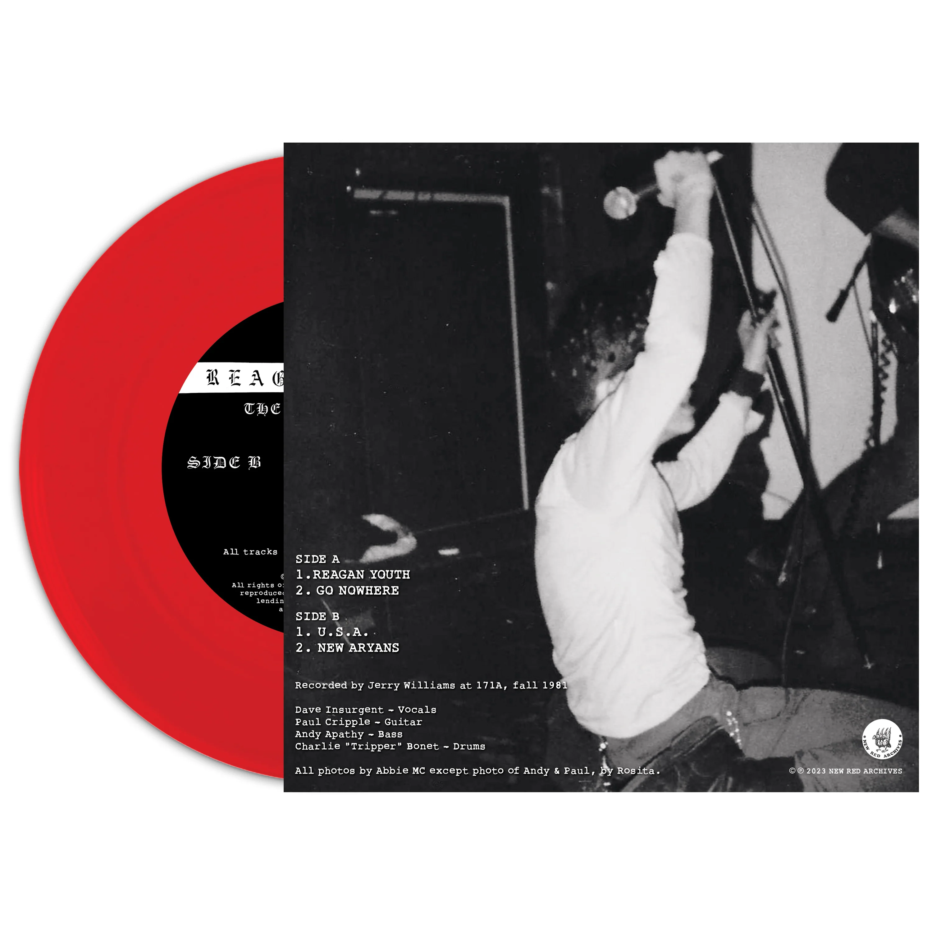 Reagan Youth - The 171A Demo 1981 (7" Colored Vinyl) - Image 6