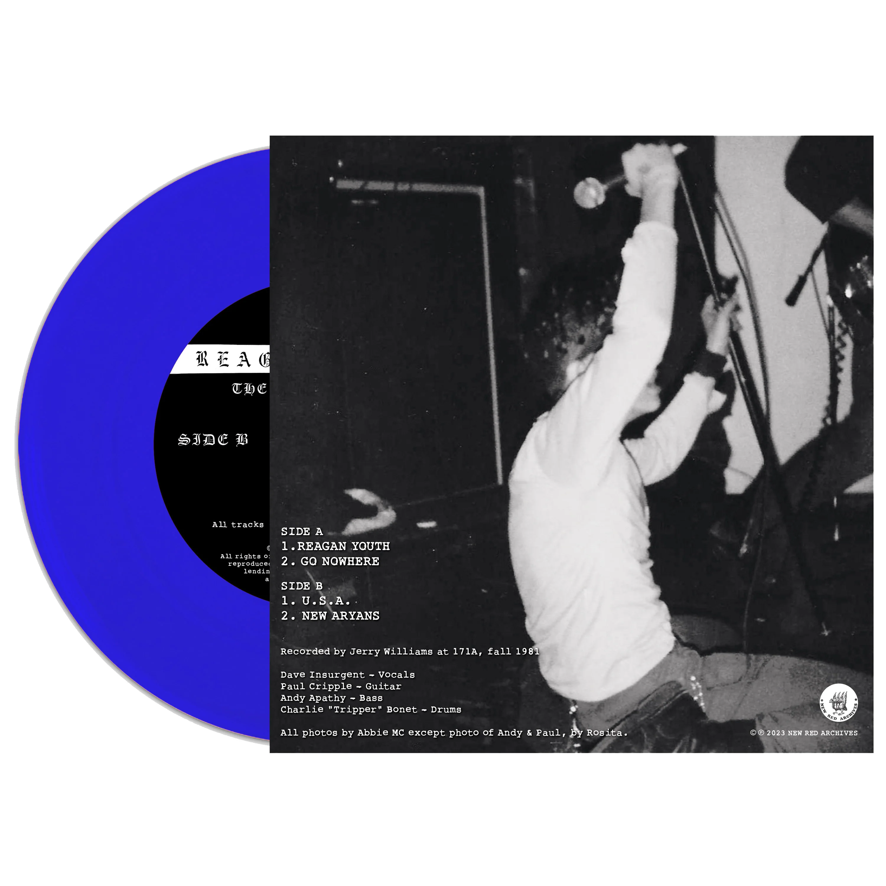 Reagan Youth - The 171A Demo 1981 (7" Colored Vinyl) - Image 7