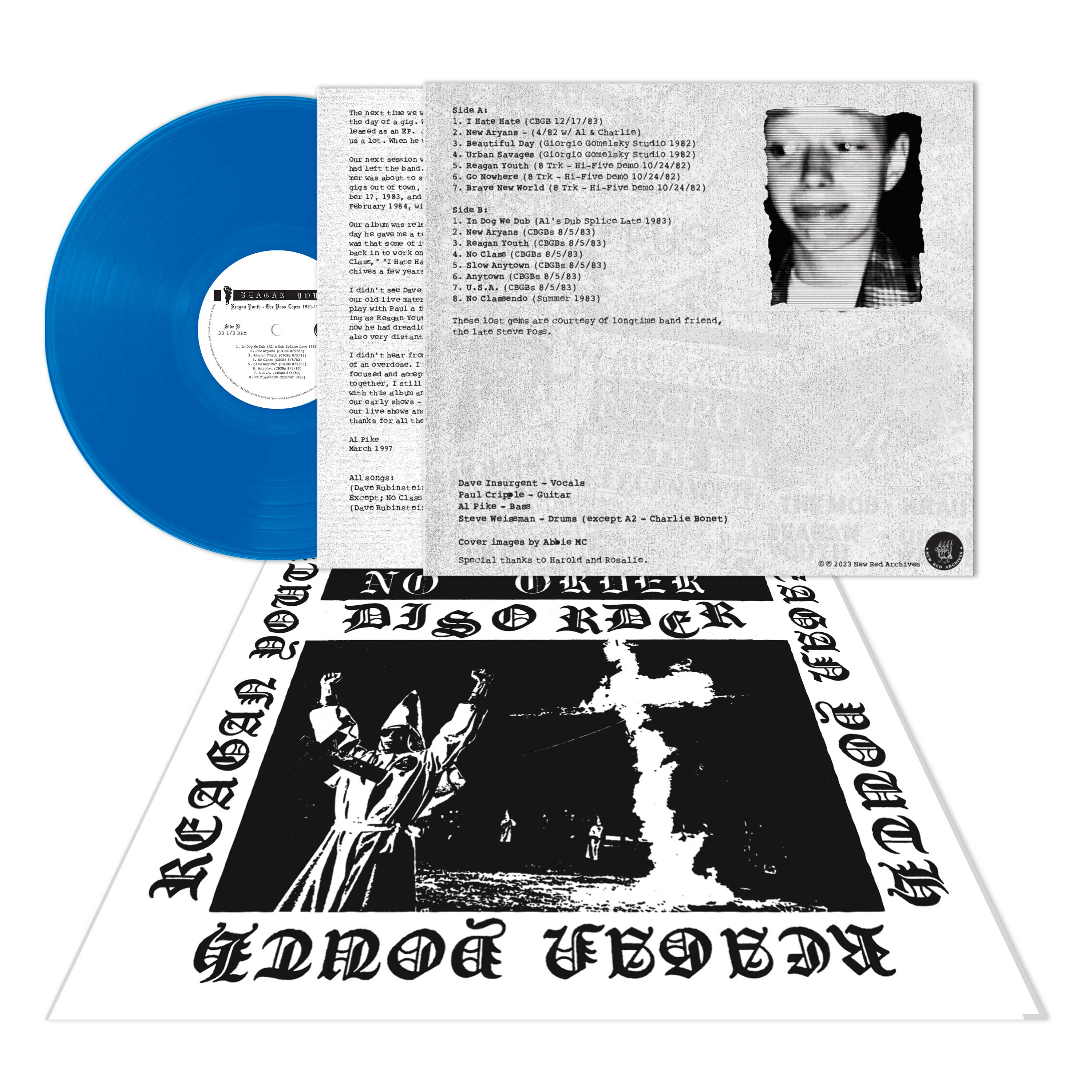 Reagan Youth - The Poss Tapes 1981-1984 (Blue Vinyl) - Image 2