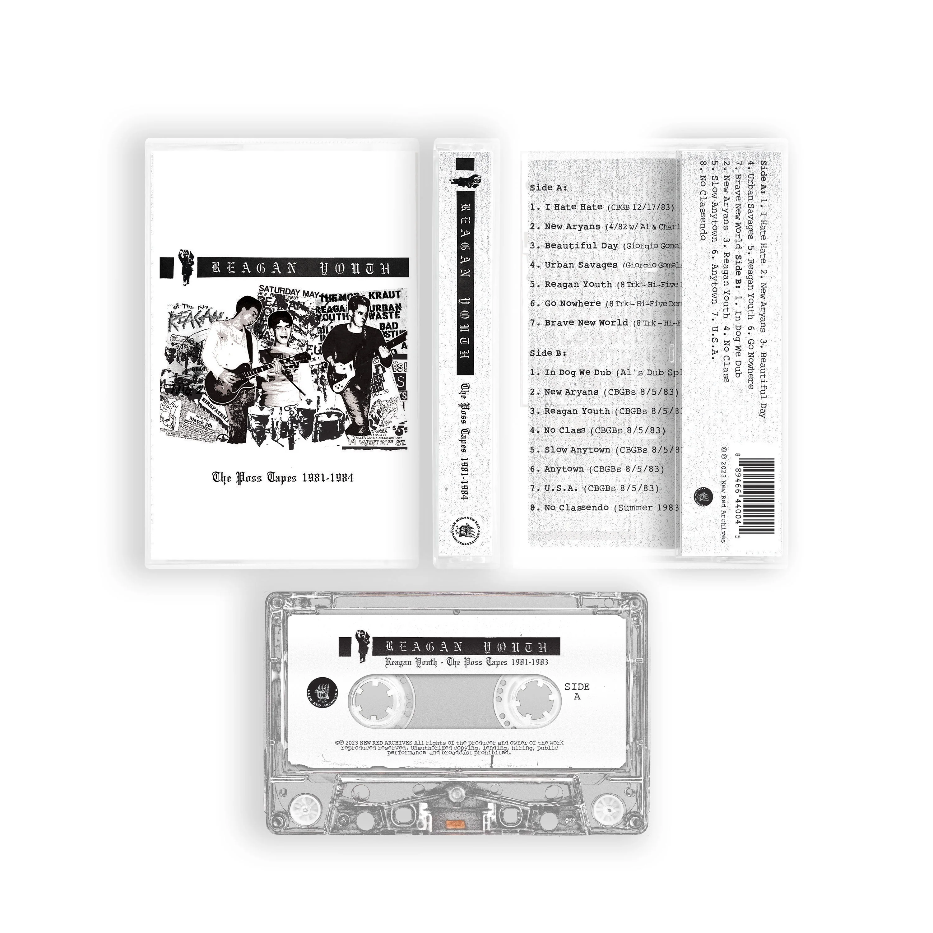 Reagan Youth - The Poss Tapes - 1981-1984 (Cassette) - Image 2