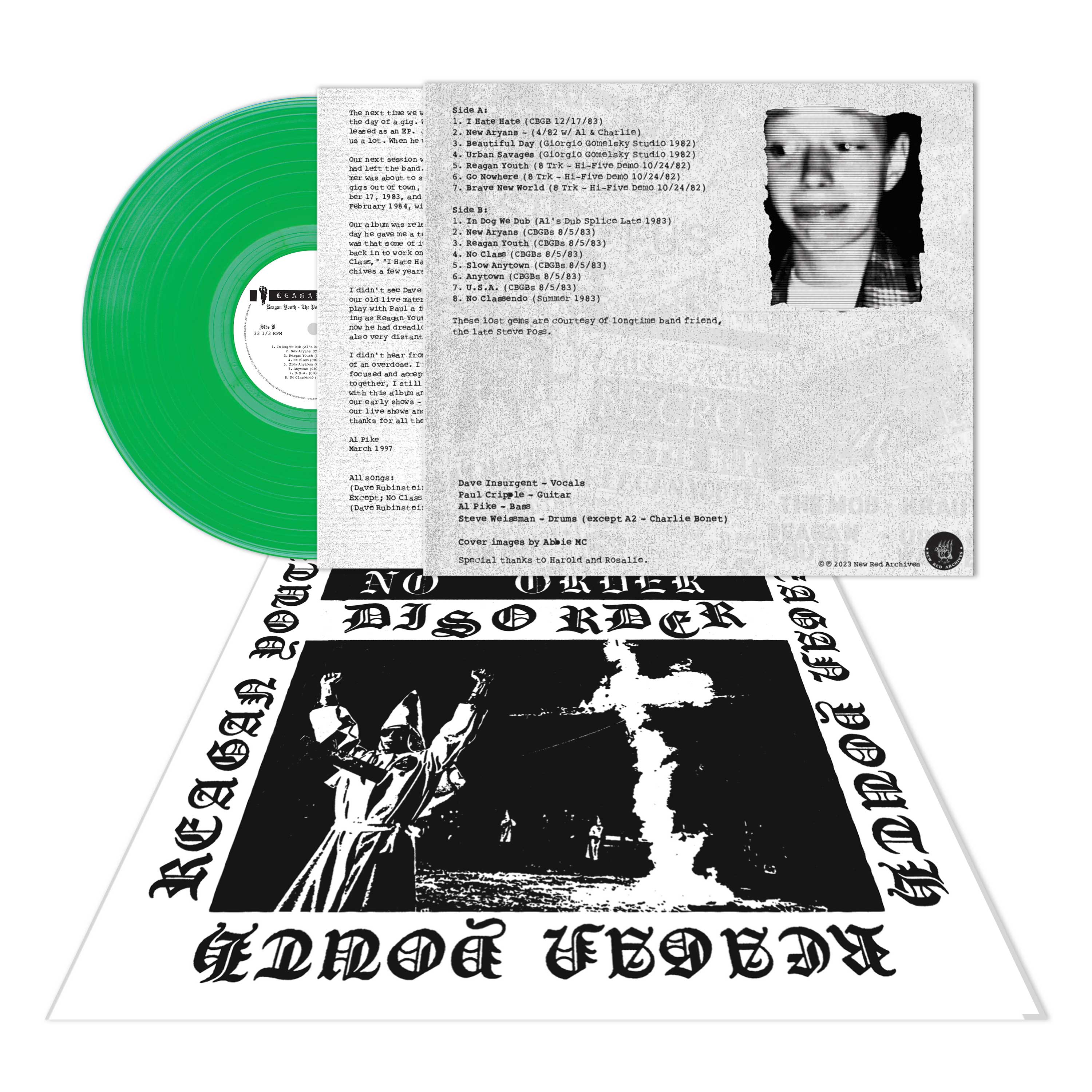 Reagan Youth - The Poss Tapes 1981-1984 (Green Vinyl) - Image 2