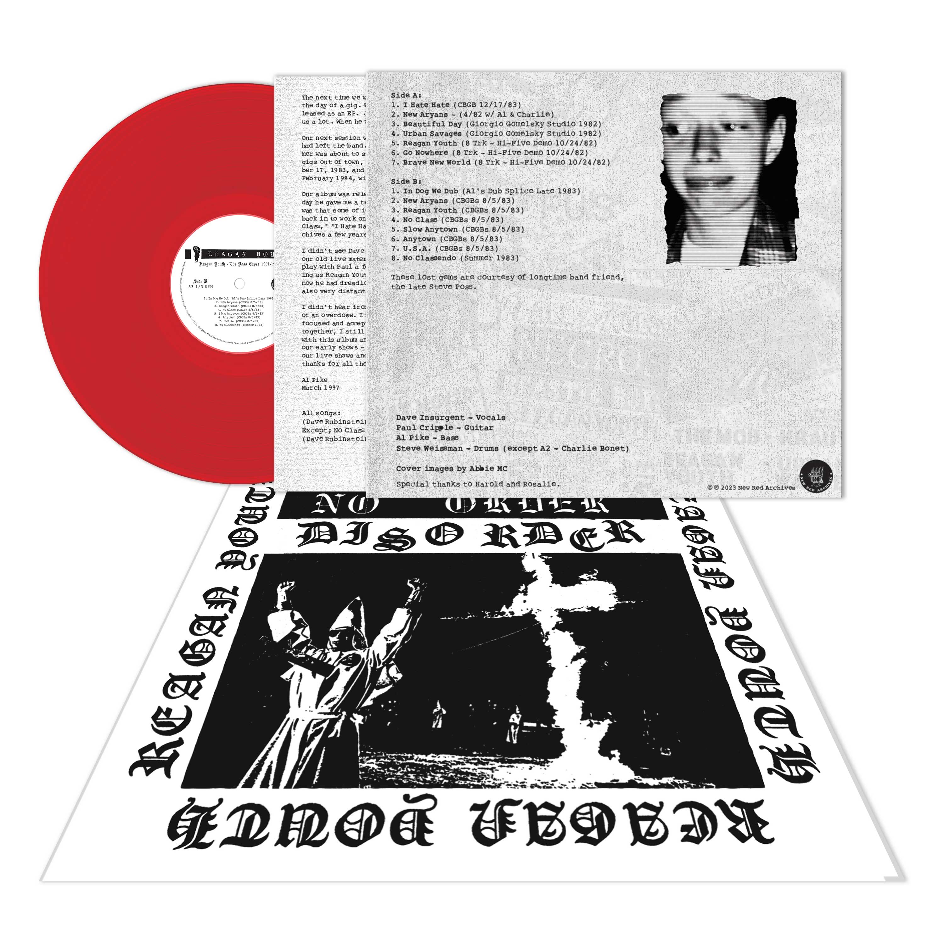 Reagan Youth - The Poss Tapes 1981-1984 (Red Vinyl LP) - Image 2