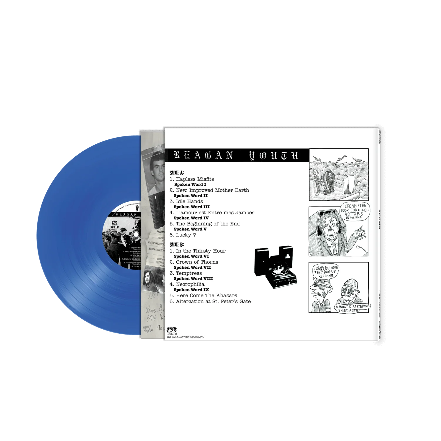 Reagan Youth - Volume III - Life & Times Revisited (Blue Vinyl LP) - Image 2