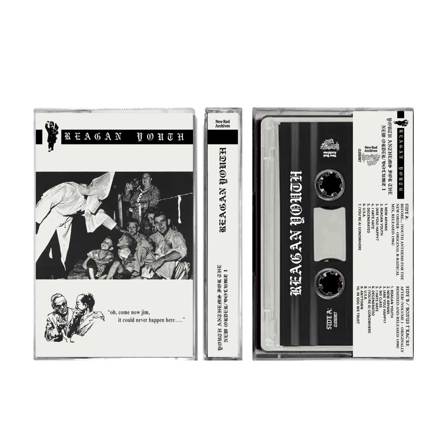 Reagan Youth - Youth Anthems For The New Order / Volume 1 (Cassette) - Image 3