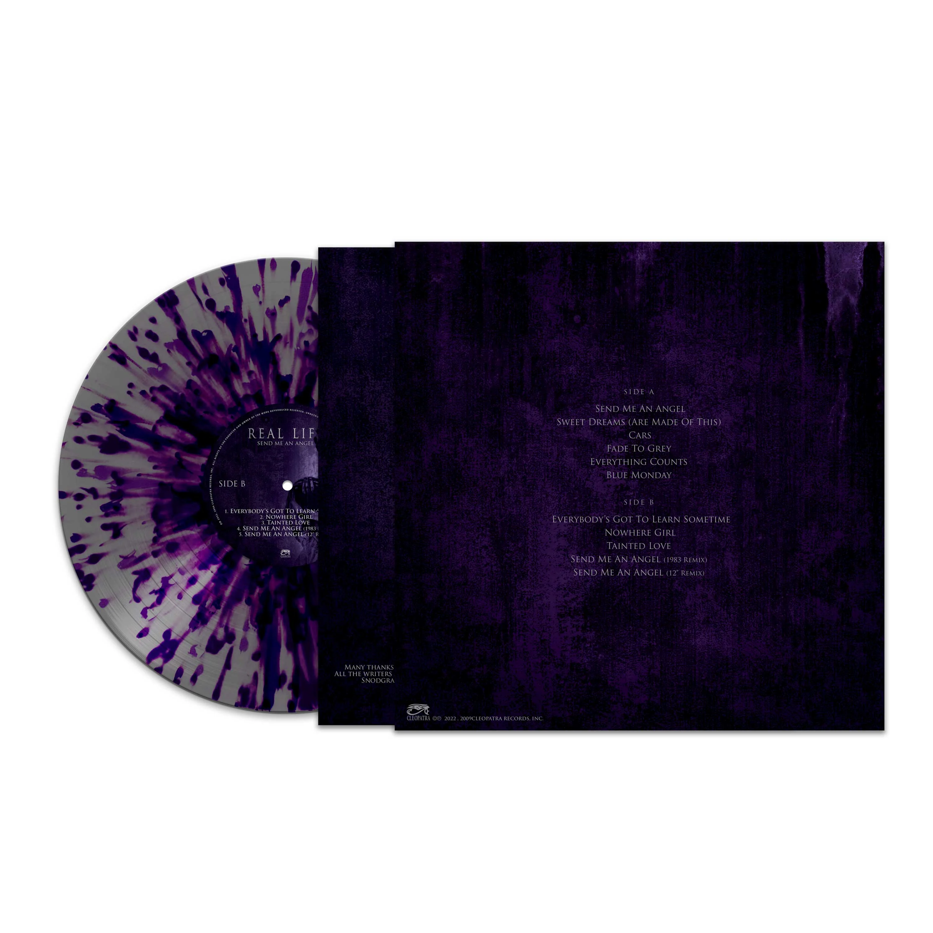 Real Life - Send Me An Angel (Silver-Purple Splatter Vinyl) - Image 2