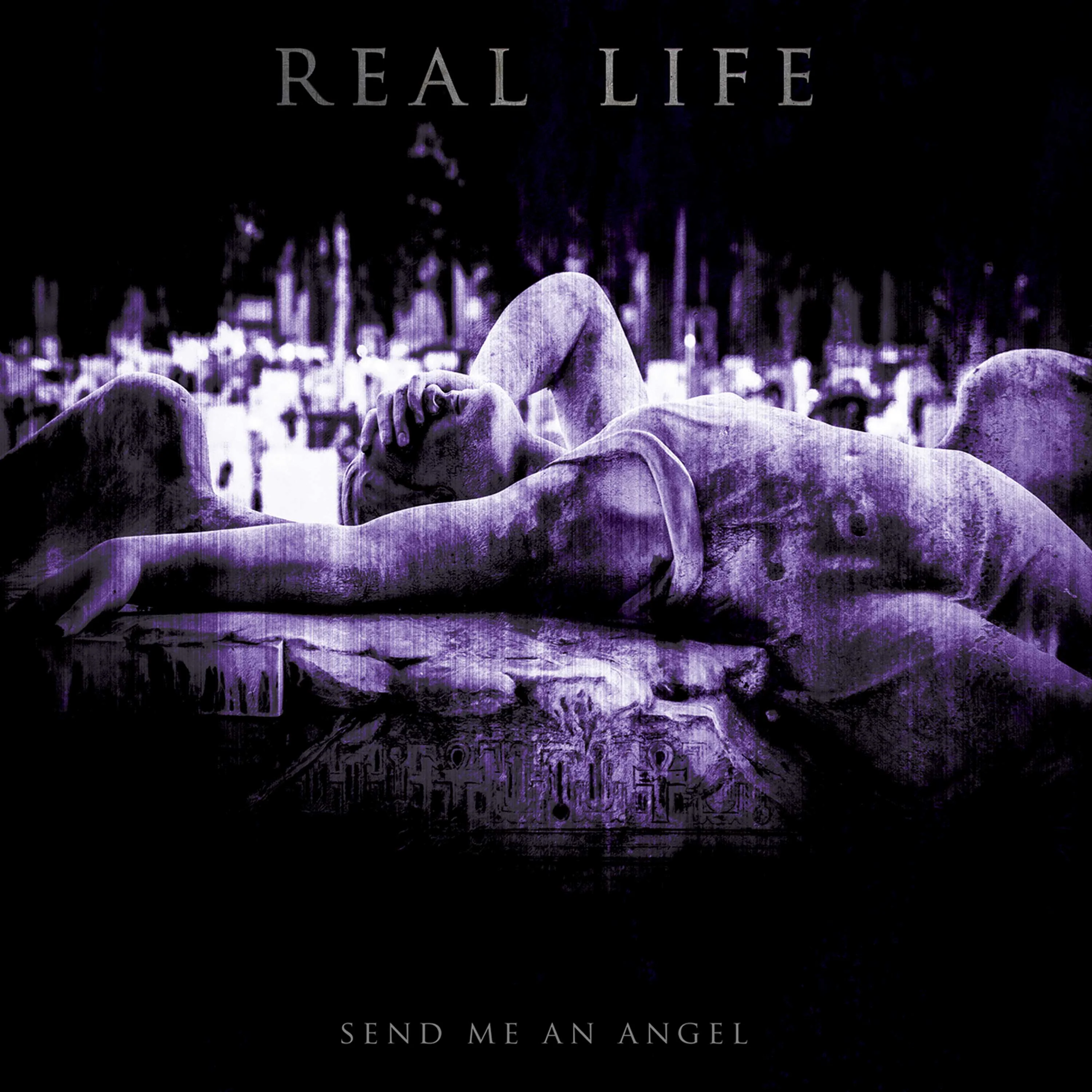 Real Life - Send Me An Angel (Silver-Purple Splatter Vinyl) - Image 3