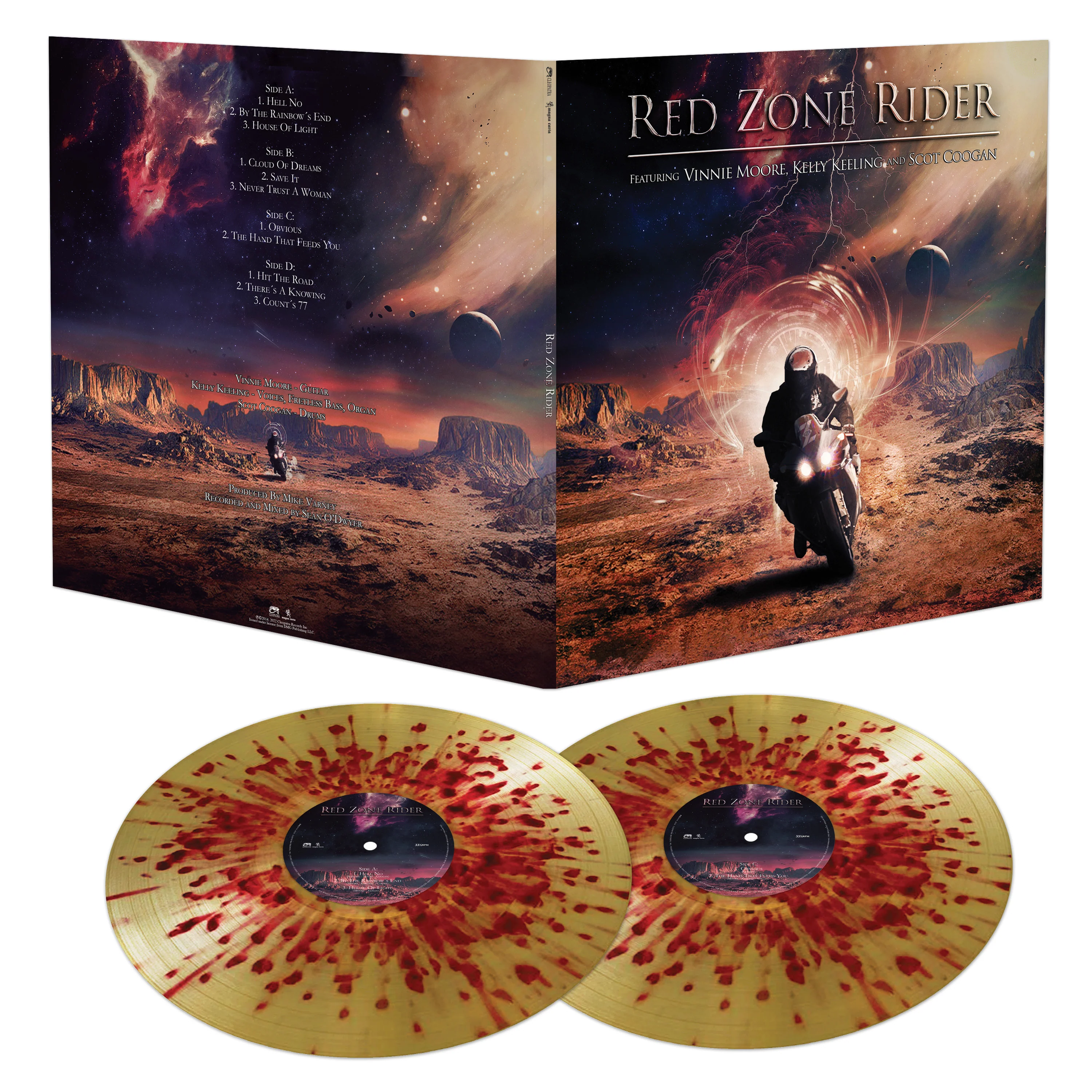 Red Zone Rider (Gold-Red Splatter Double Vinyl) - Image 2