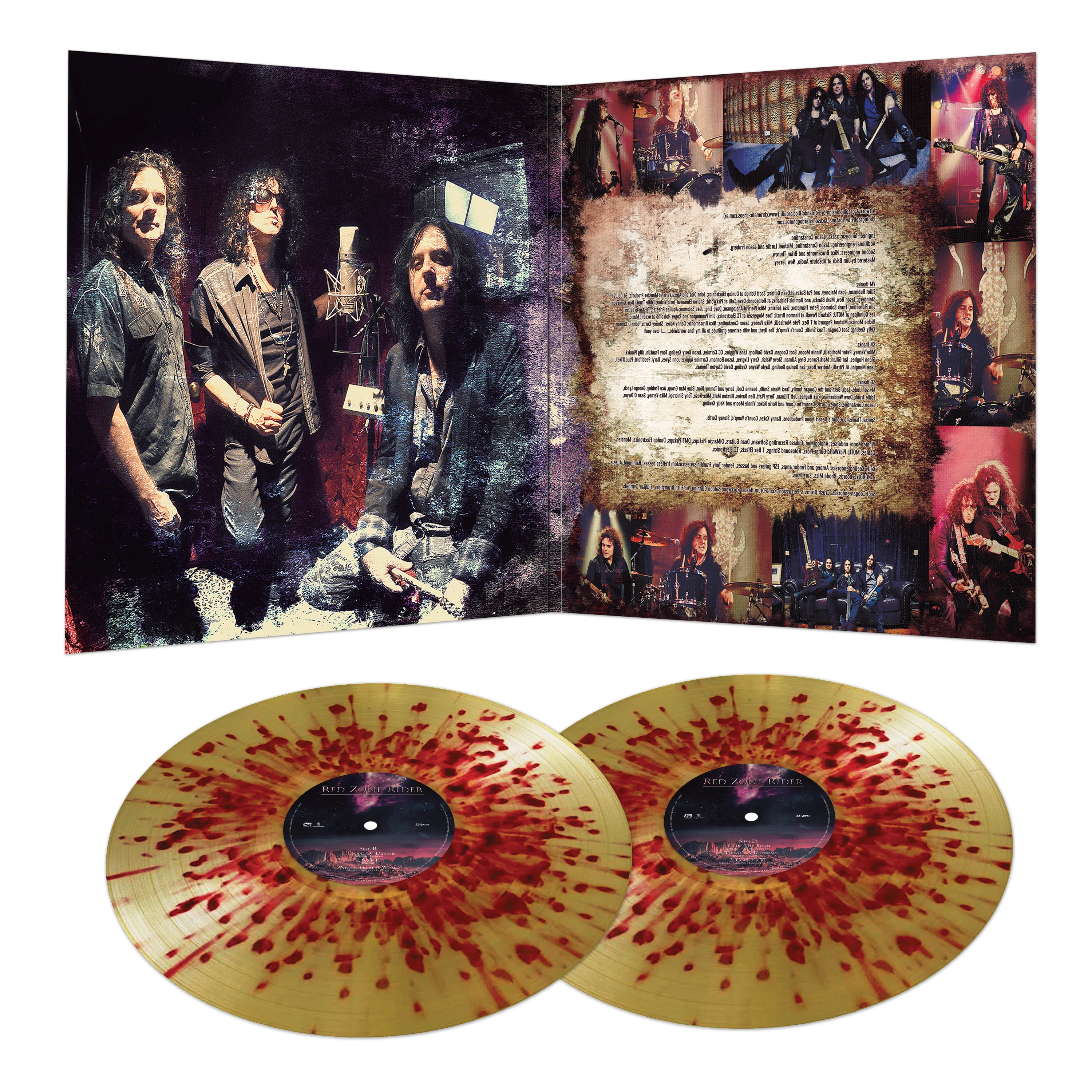 Red Zone Rider (Gold-Red Splatter Double Vinyl) - Image 3