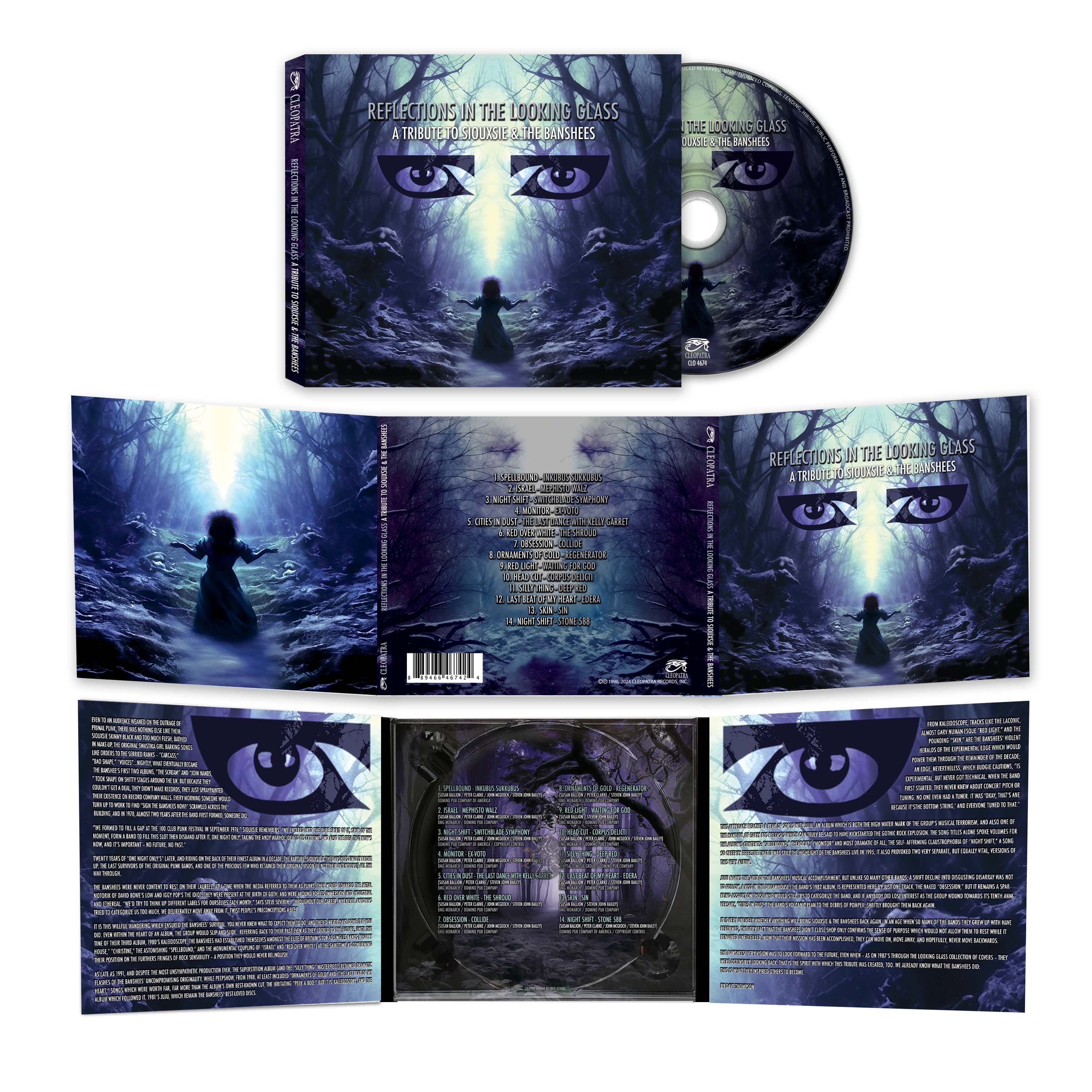 Reflections In The Looking Glass - A Tribute To Siouxsie & The Banshees (CD) - Image 2