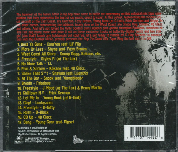 Rep Ya Coast Mix Tape - 12th Round K.O. Volume 1 (CD) - Image 2