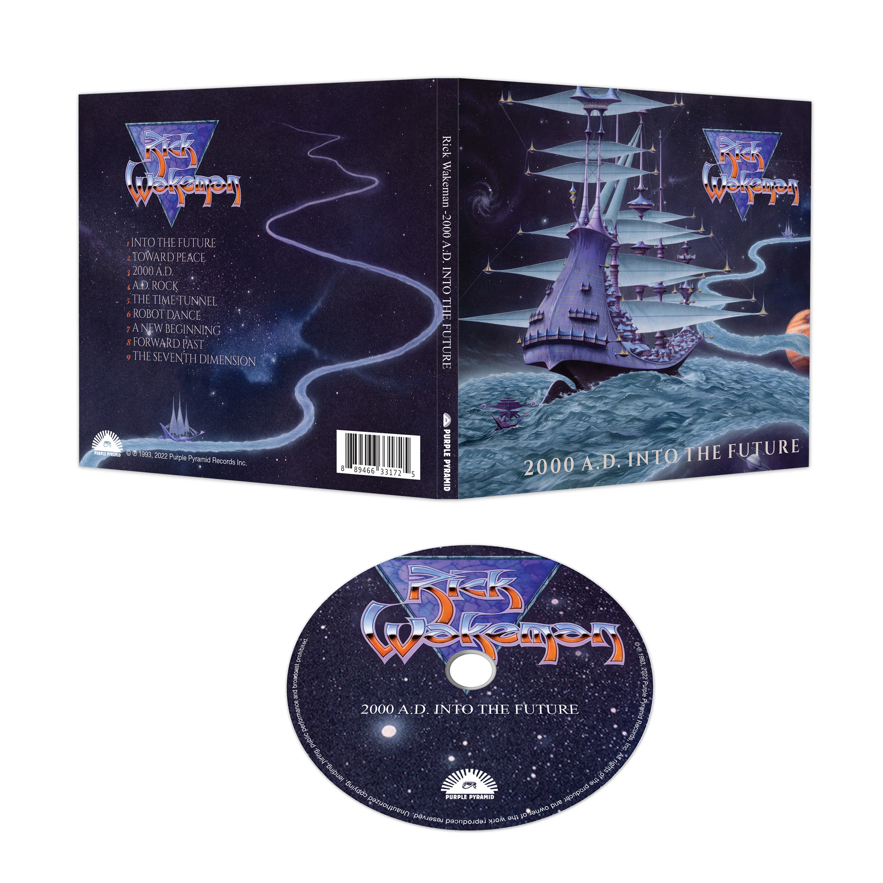 Rick Wakeman - 2000 A.D. Into The Future (CD Digipak) - Image 3