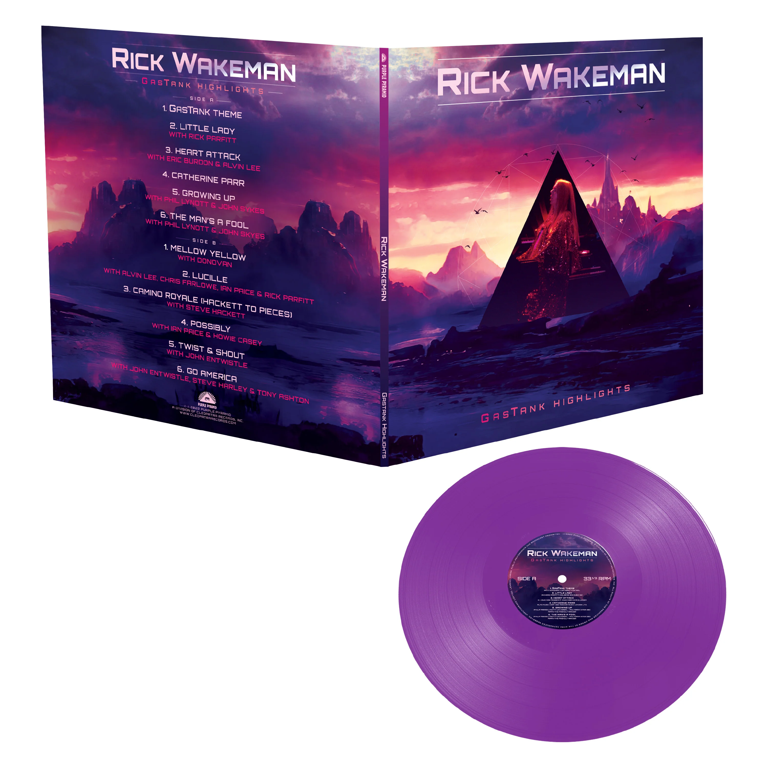 Rick Wakeman - Gastank Highlights (Purple Vinyl) - Image 2