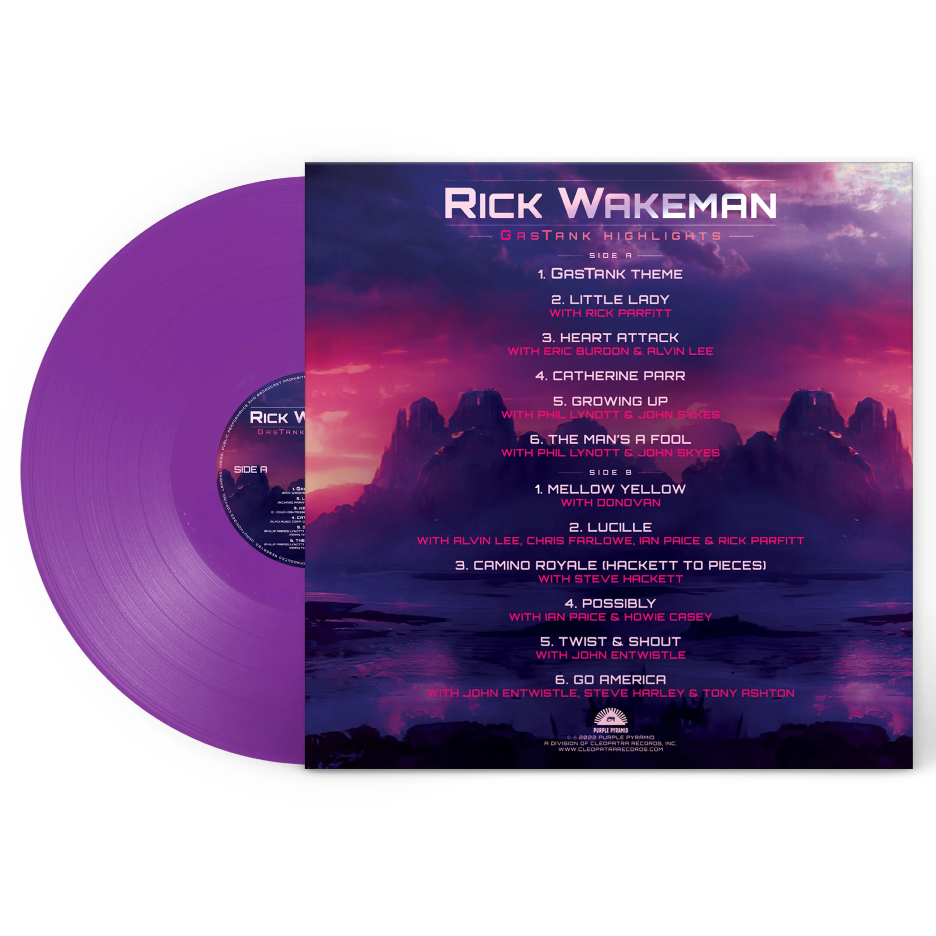 Rick Wakeman - Gastank Highlights (Purple Vinyl) - Image 4