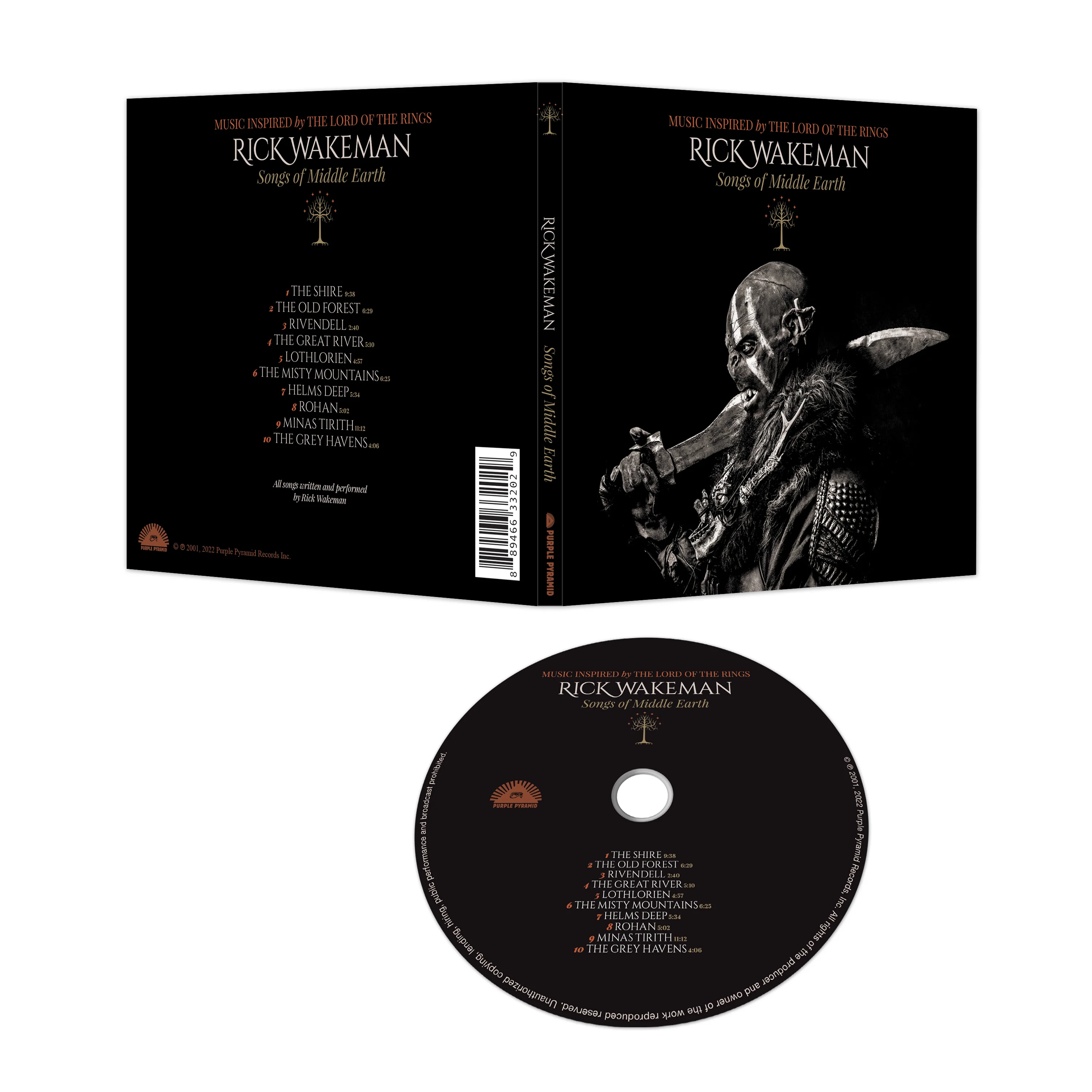 Rick Wakeman - Songs of Middle Earth - Music Inspired By The Lord Of The Rings (CD Digipak) - Image 2