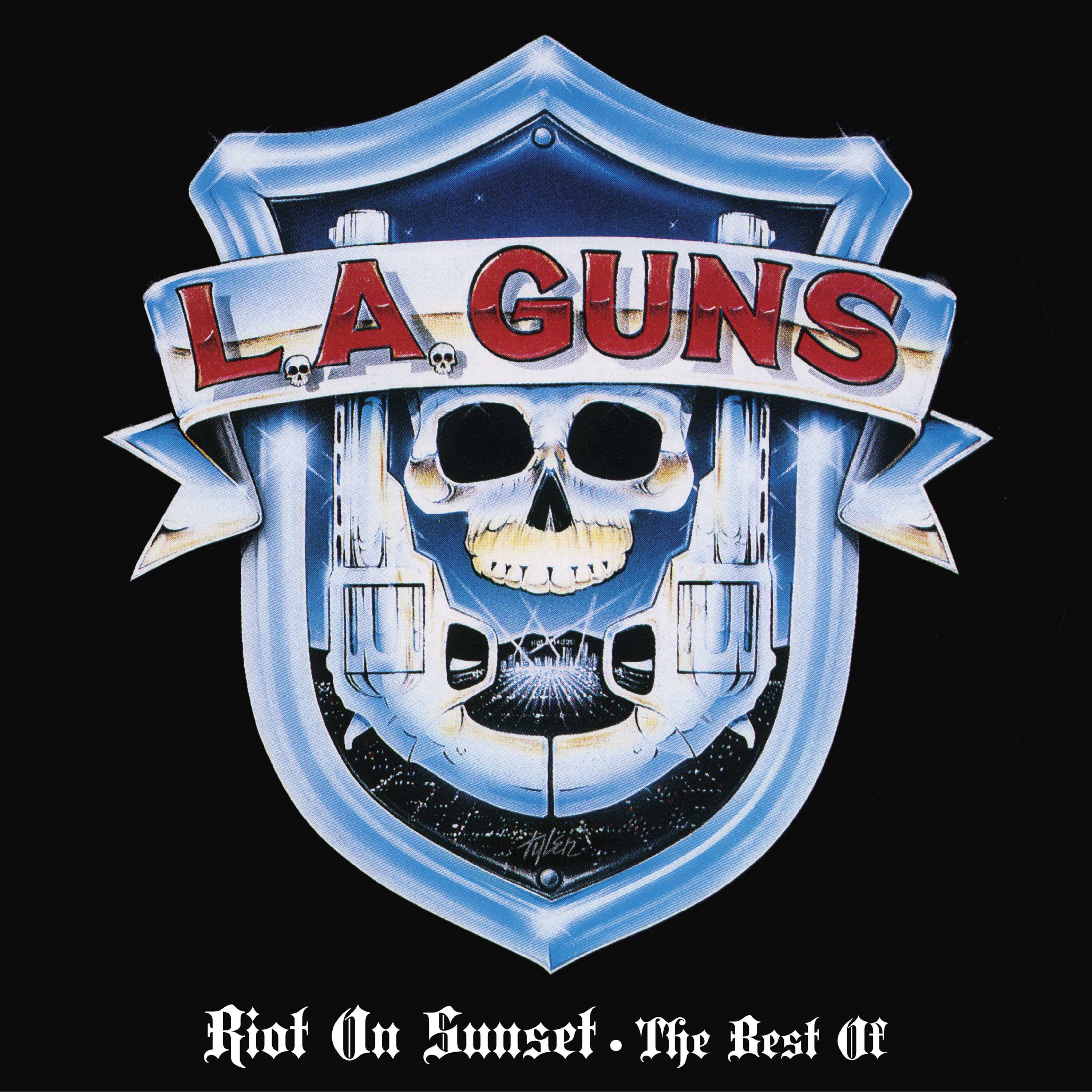 L.A. Guns - Riot On Sunset - The Best Of (Purple Marble Vinyl) - Image 3