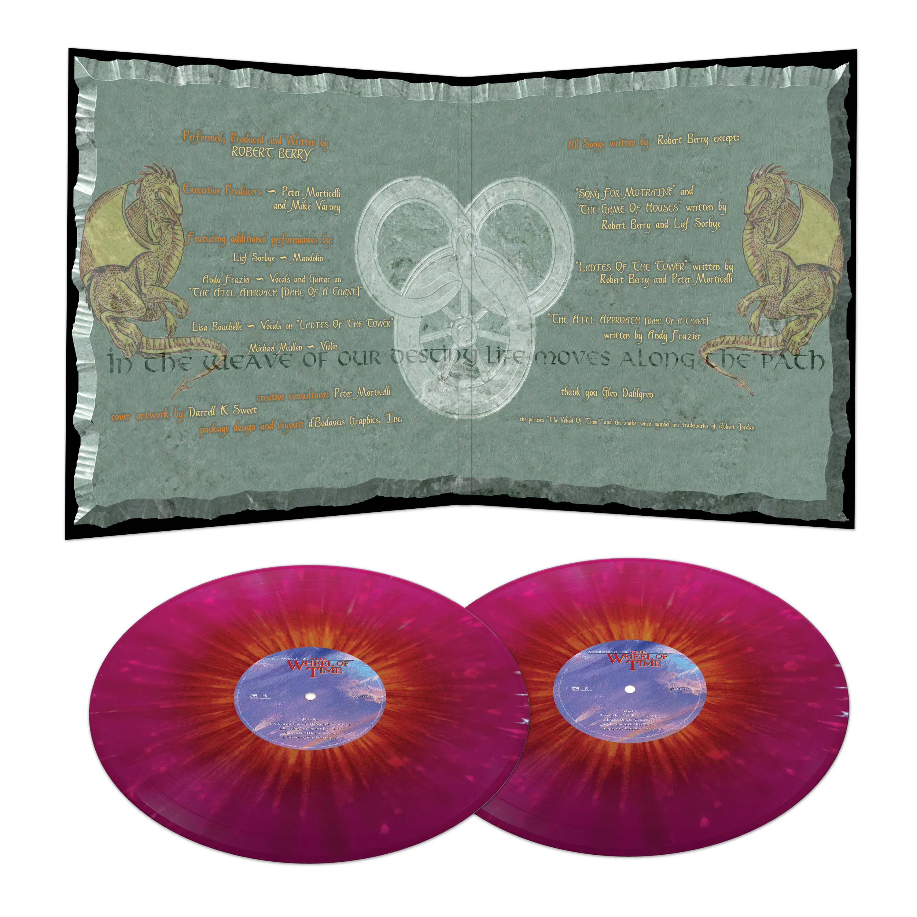 Robert Berry - A Soundtrack For The Wheel Of Time (Double Splatter Vinyl) - Image 3