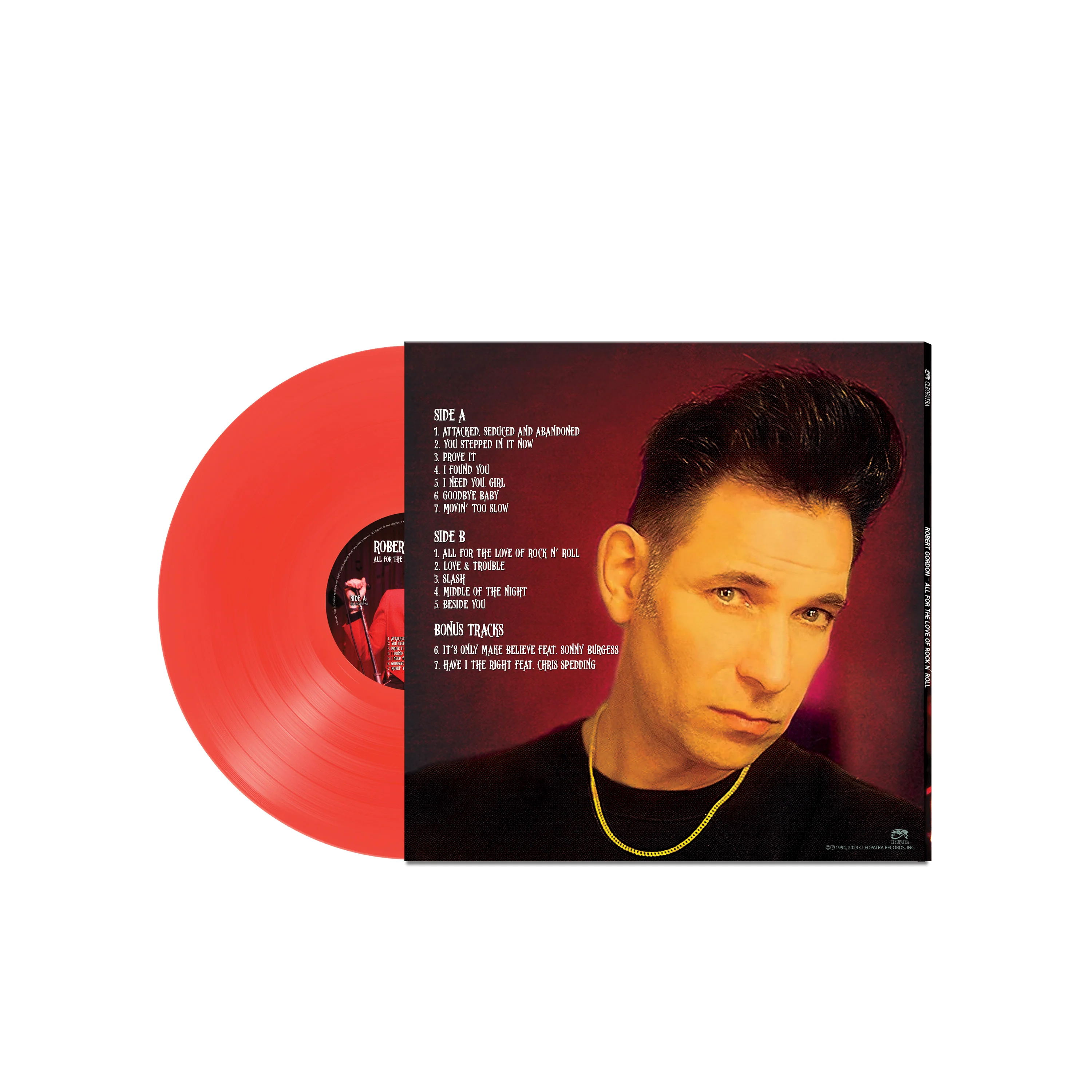 Robert Gordon - All for the Love of Rock N' Roll (Red Vinyl) - Image 2
